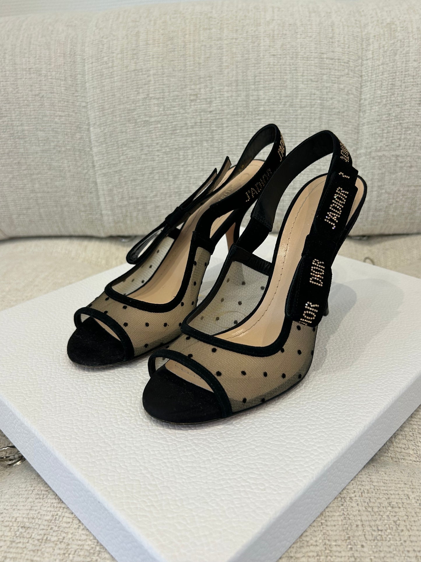 J’adior open-toe slingback