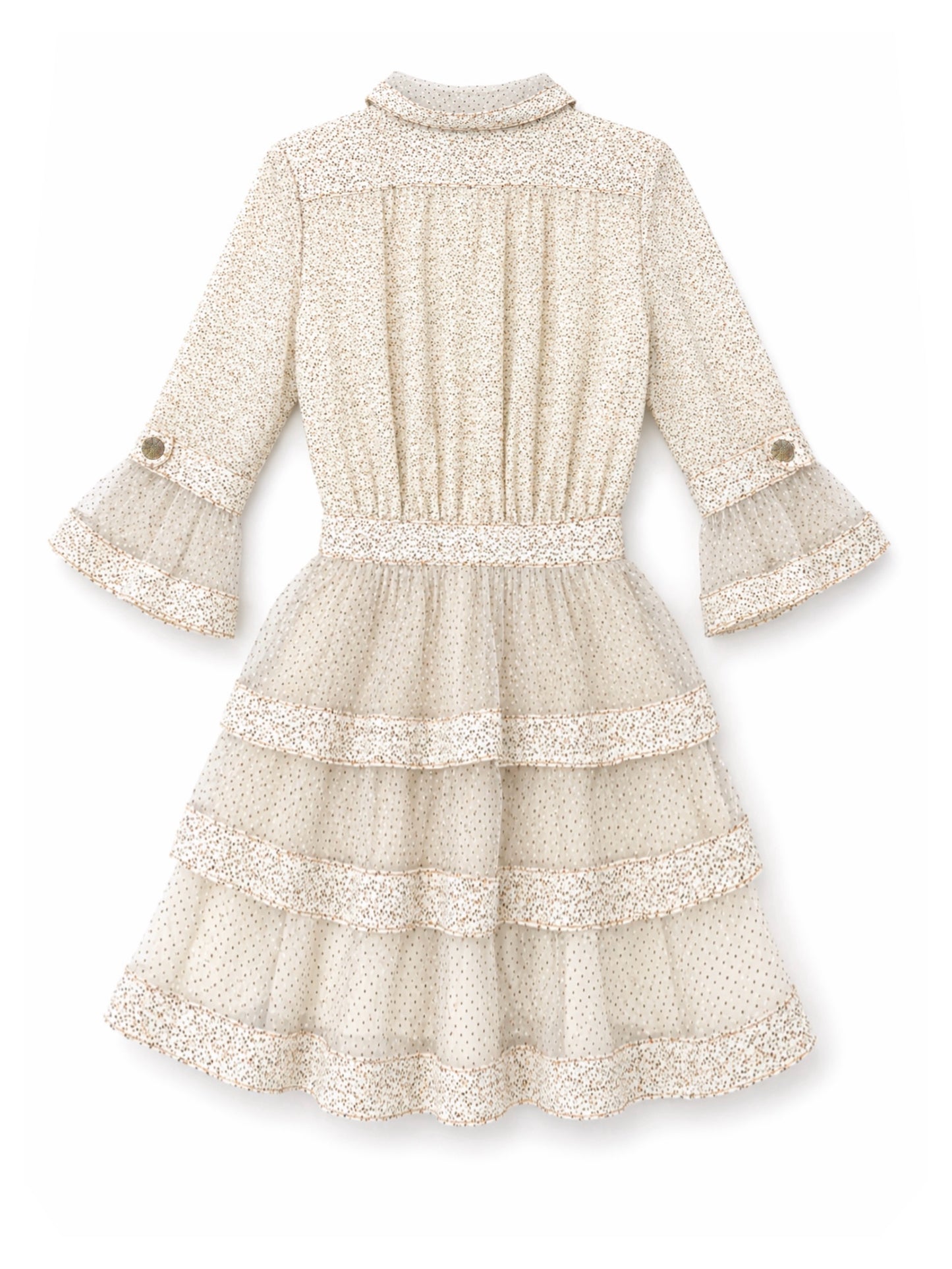 Tweed tulle dress