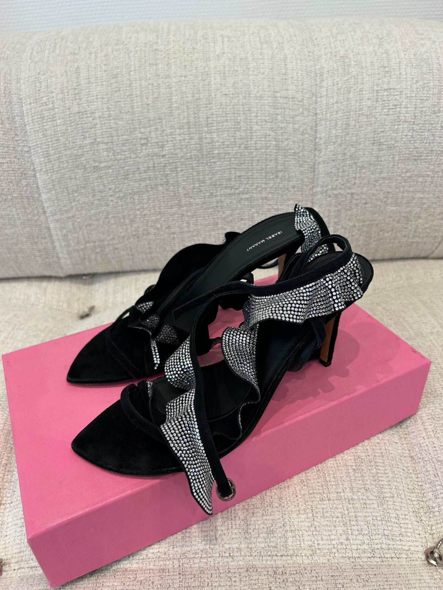 Strass sandals