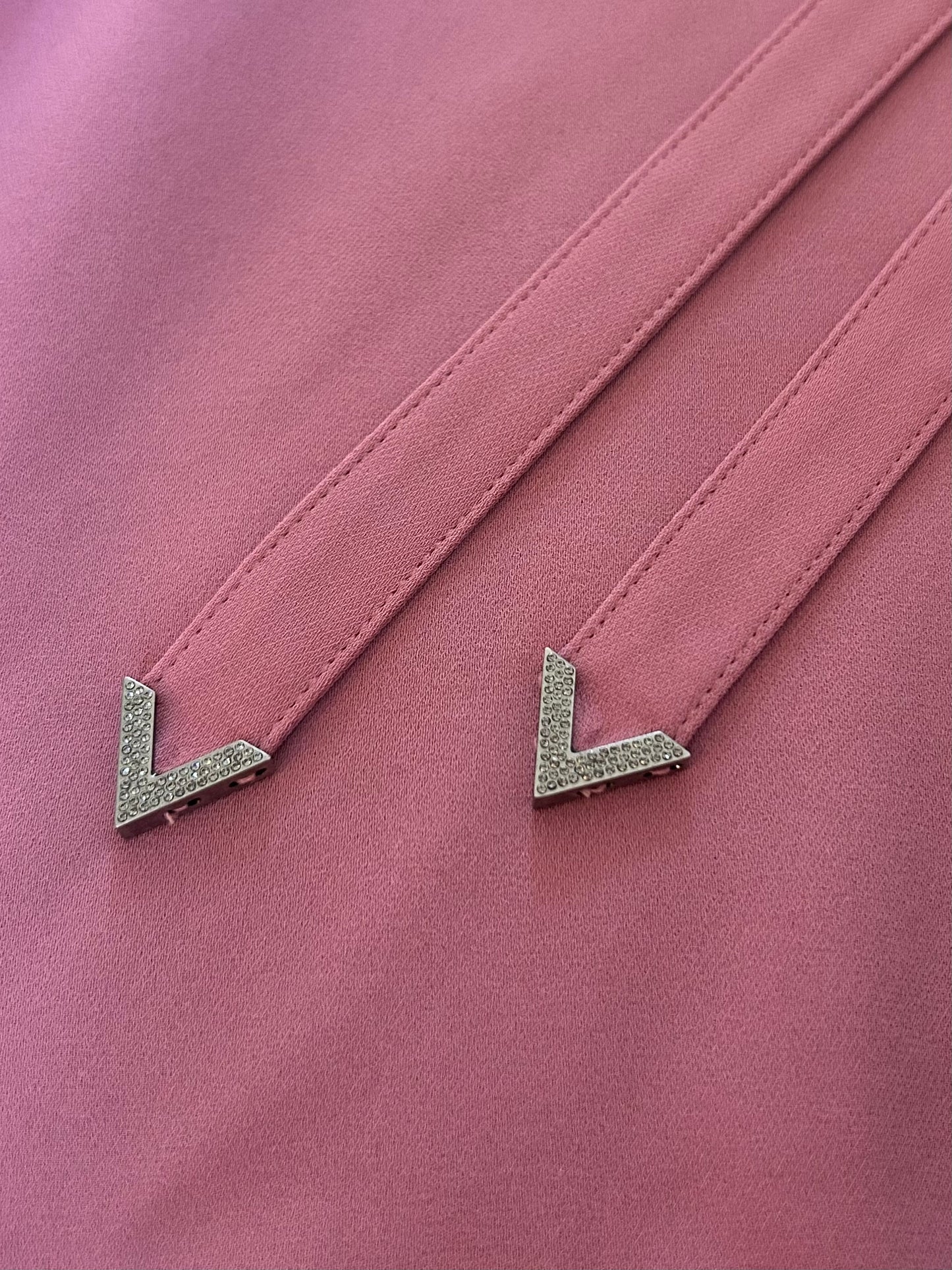 Crystal-embellished Vlogo blouse