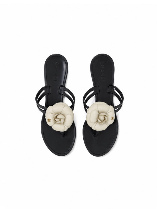 Camelia flip flop black