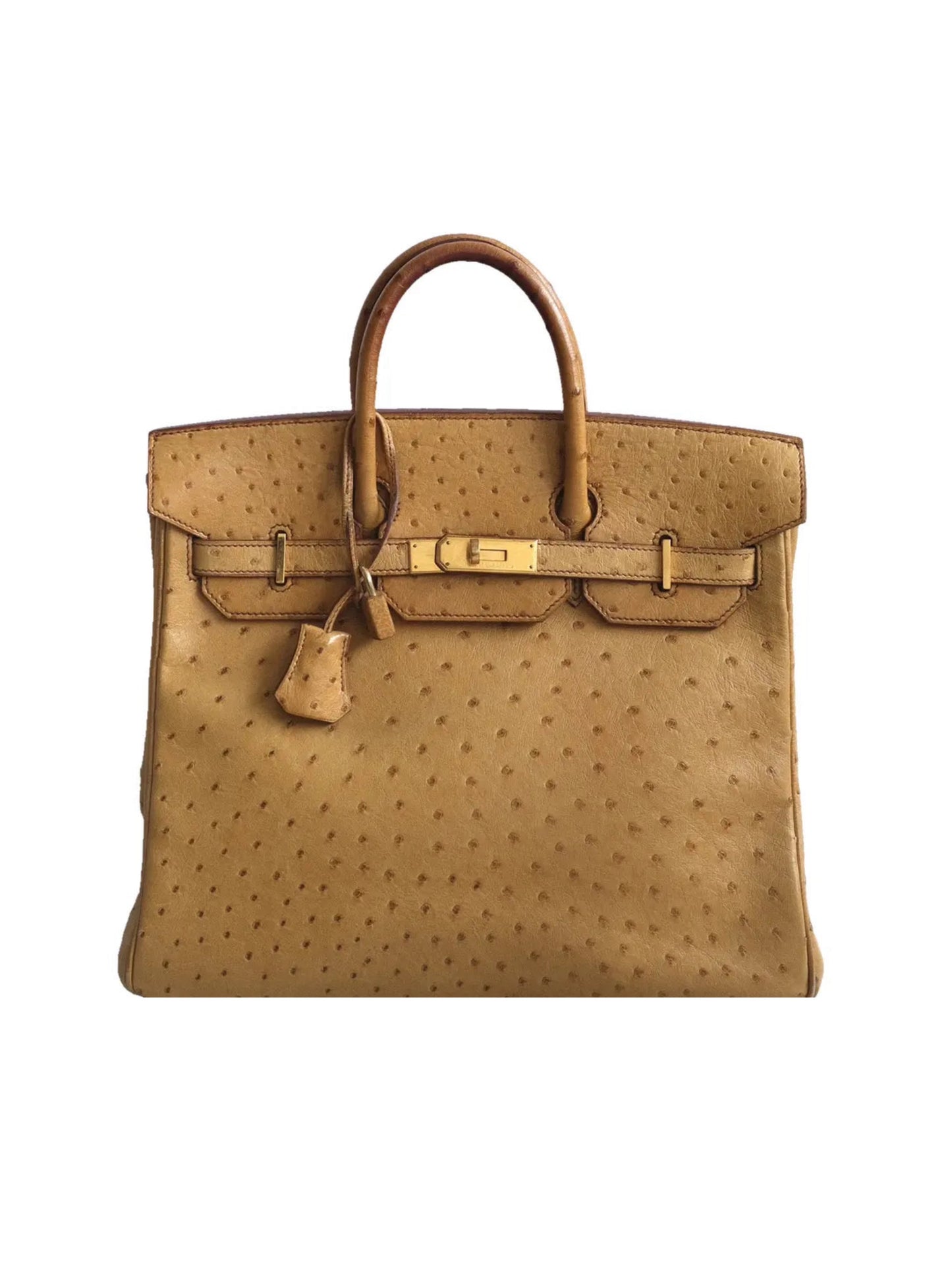 Birkin ostrich leather