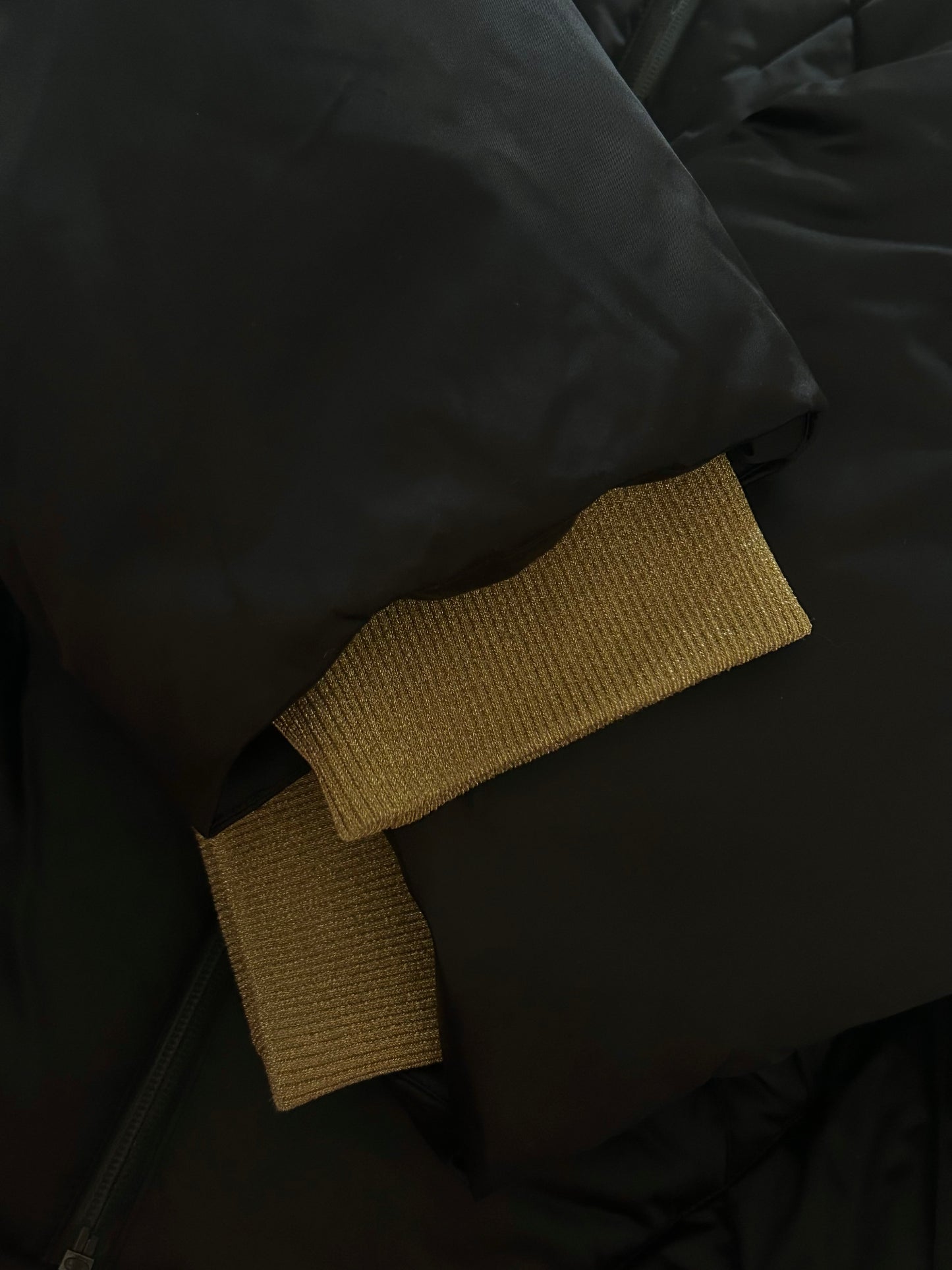 Quilted cropped puffer jacket
