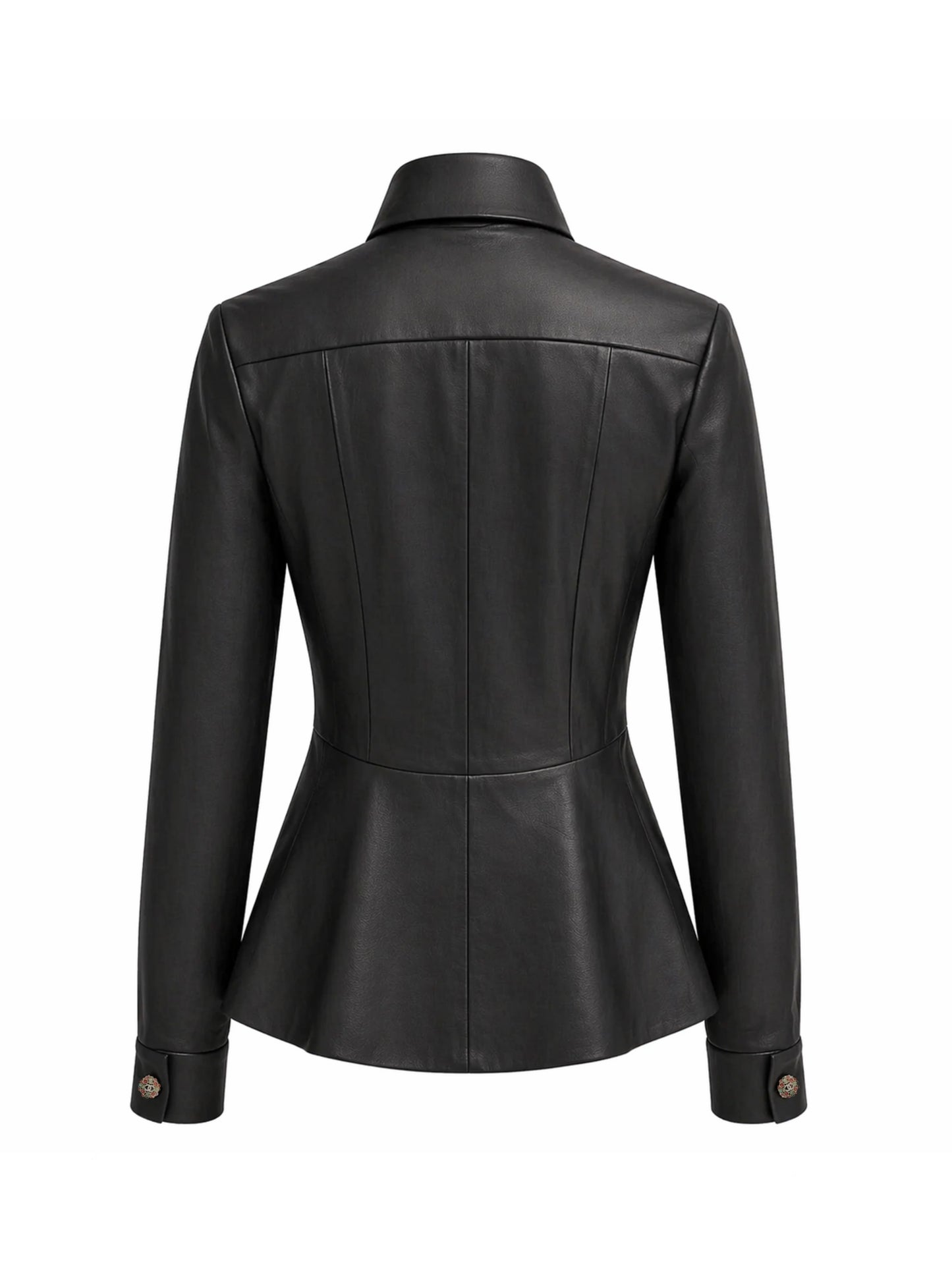 Black leather jacket