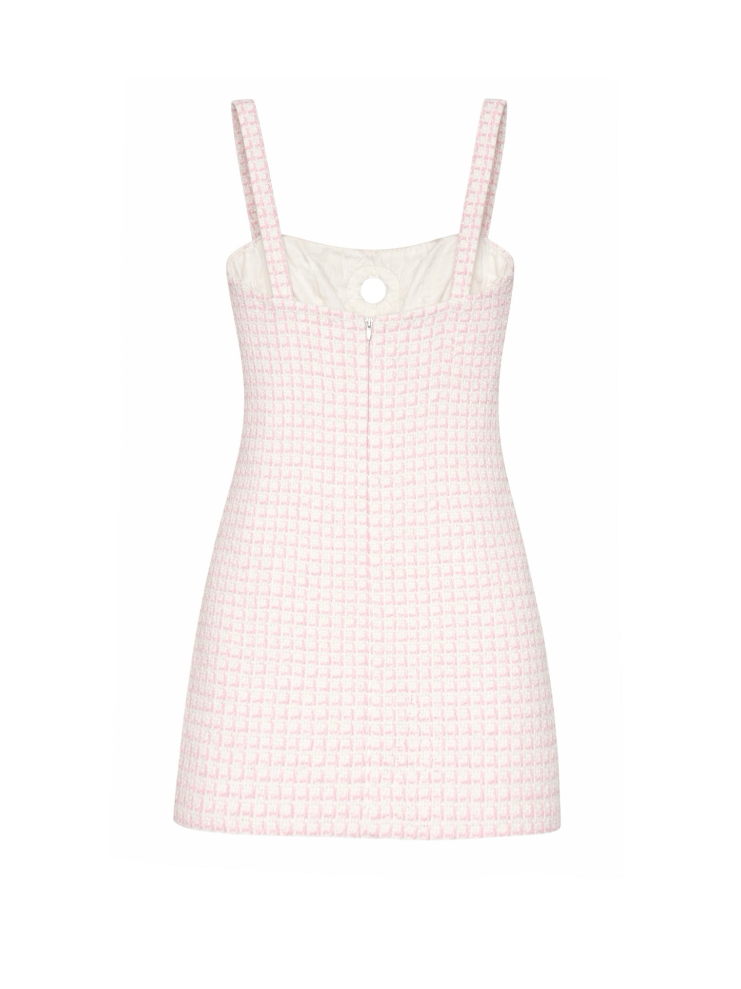 Pink tweed La Pausa dress