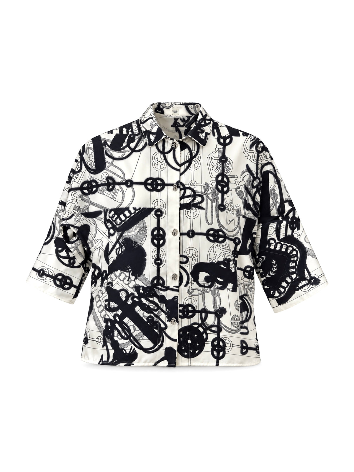 Silk oversized shirt