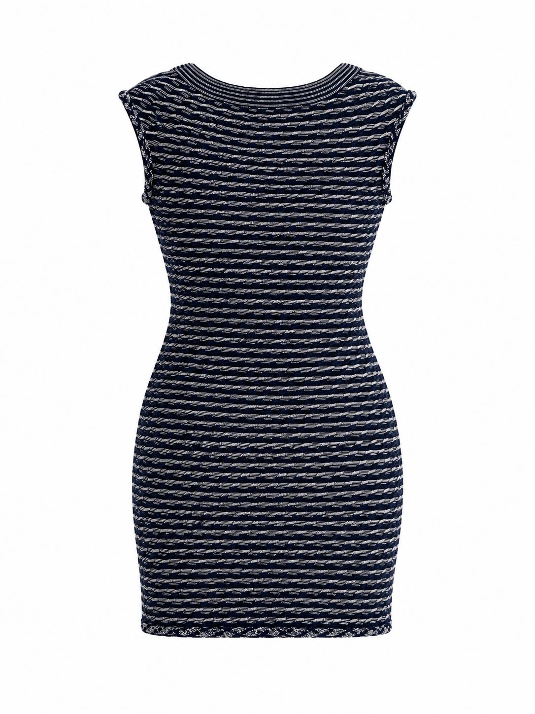 Stretch navy dress