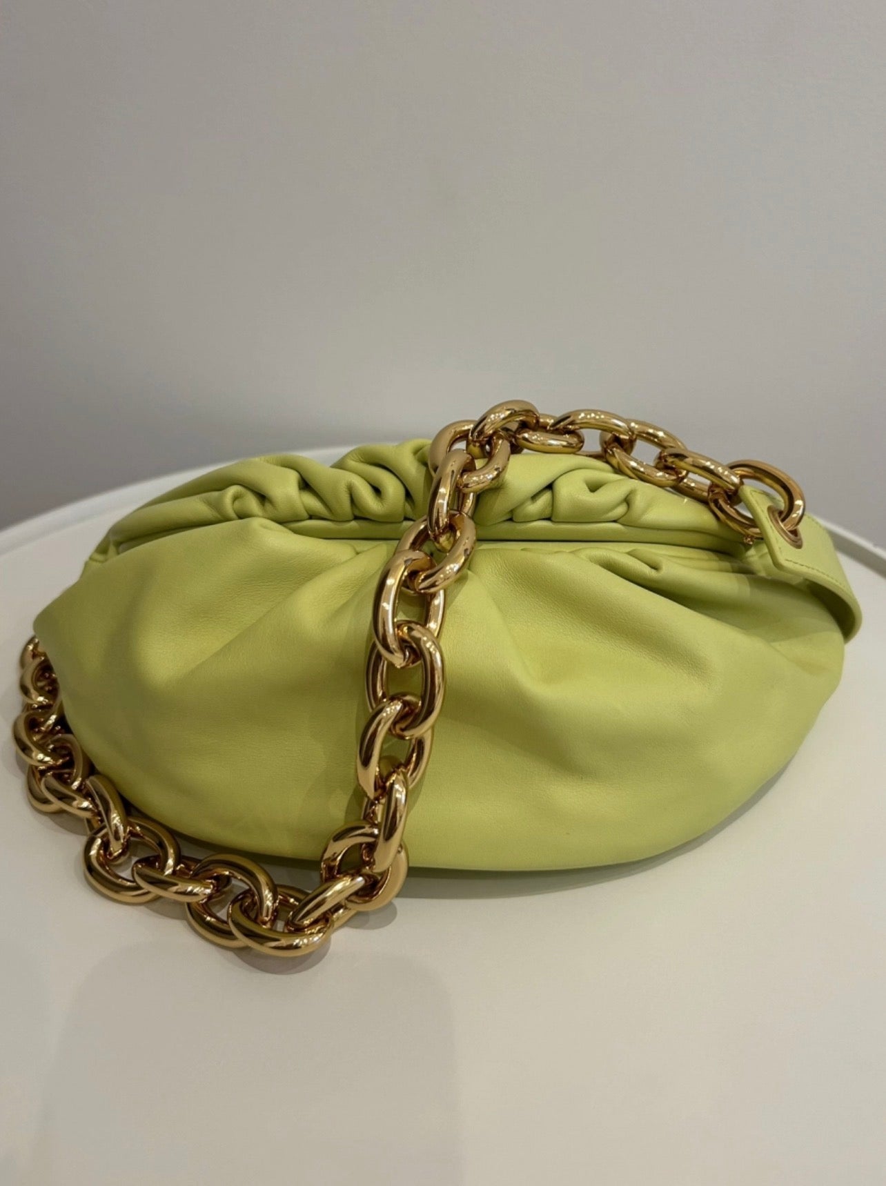 Lime pouch bag