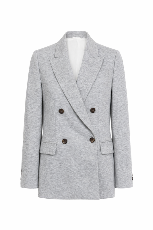 Grey melange blazer