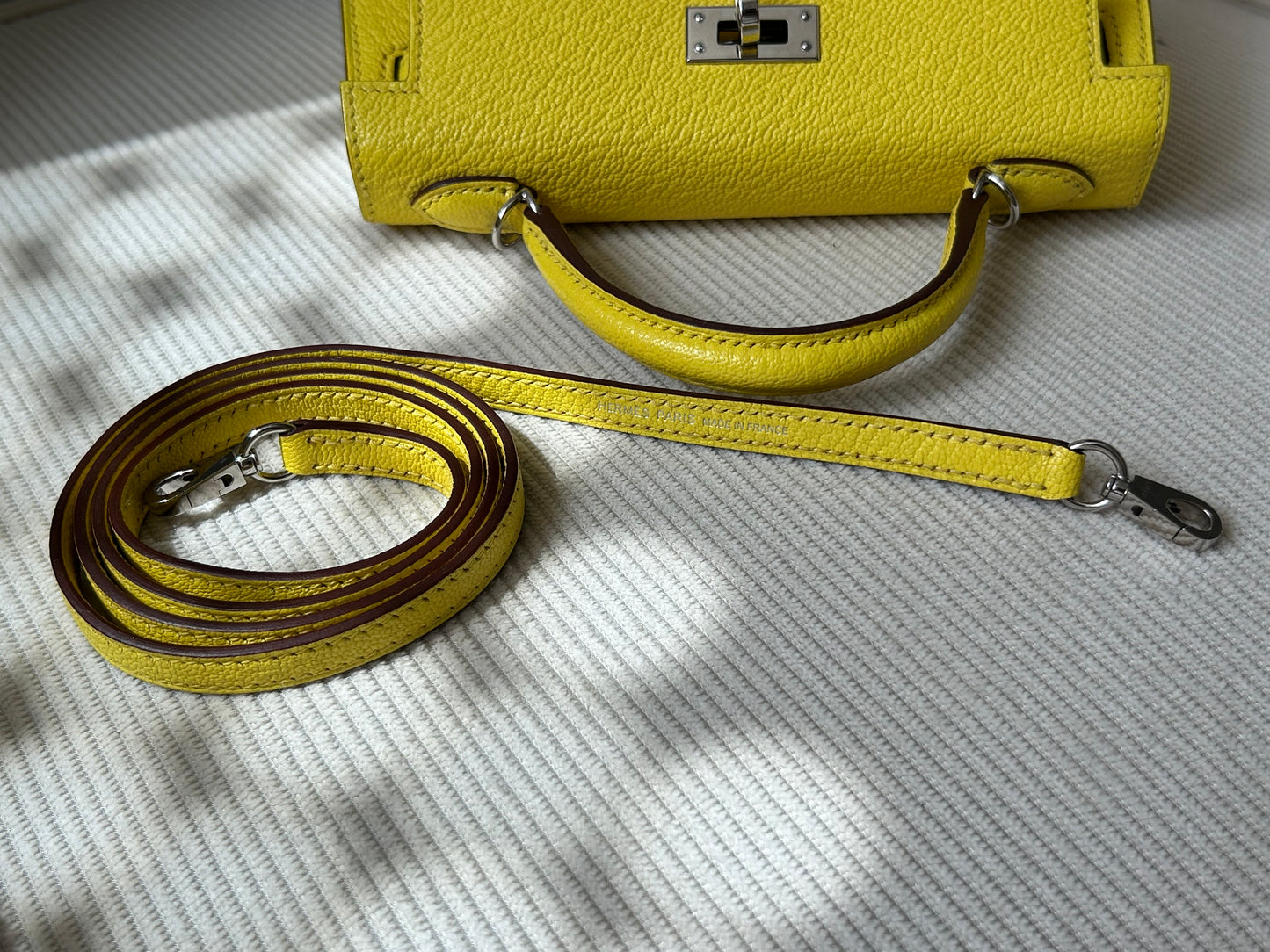 Mini Kelly Jaune Citron