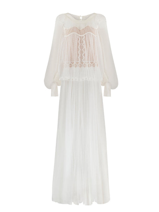 Romantic tulle dress