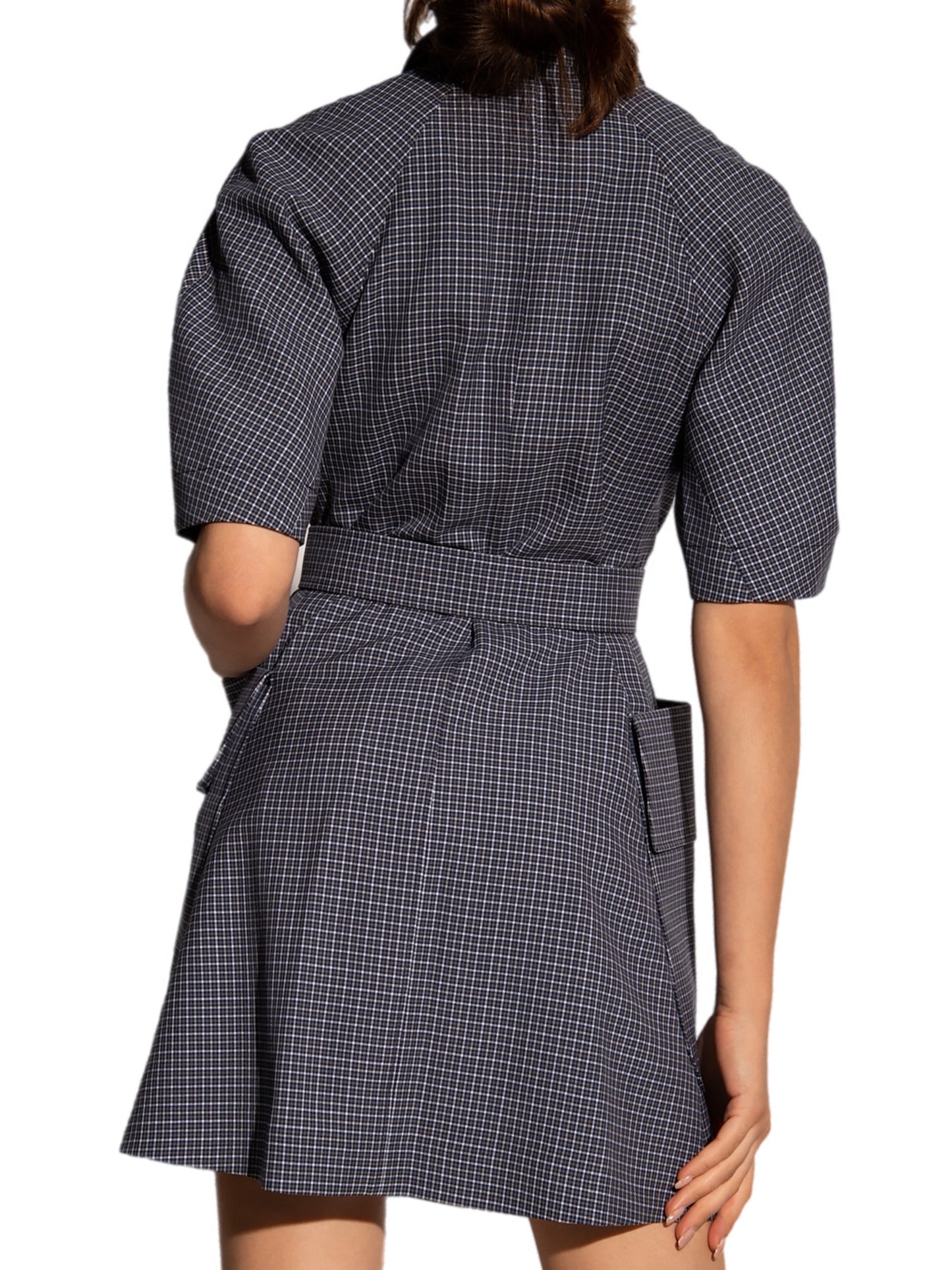 Plaid playsuit logo