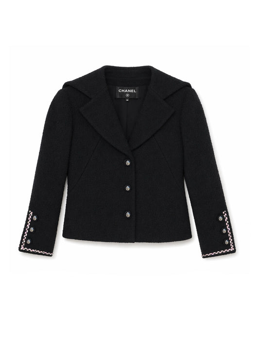 Black pink jacket