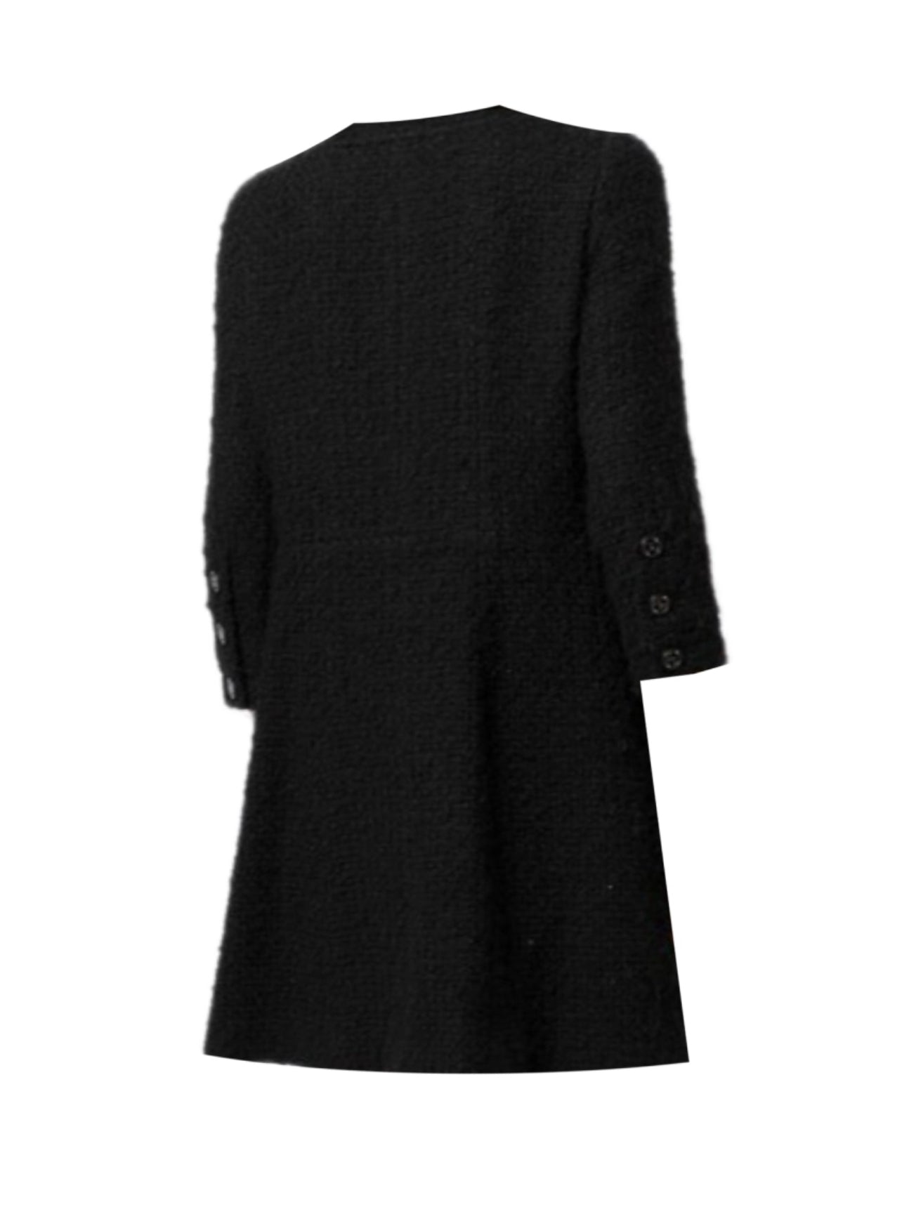 Black tweed coat