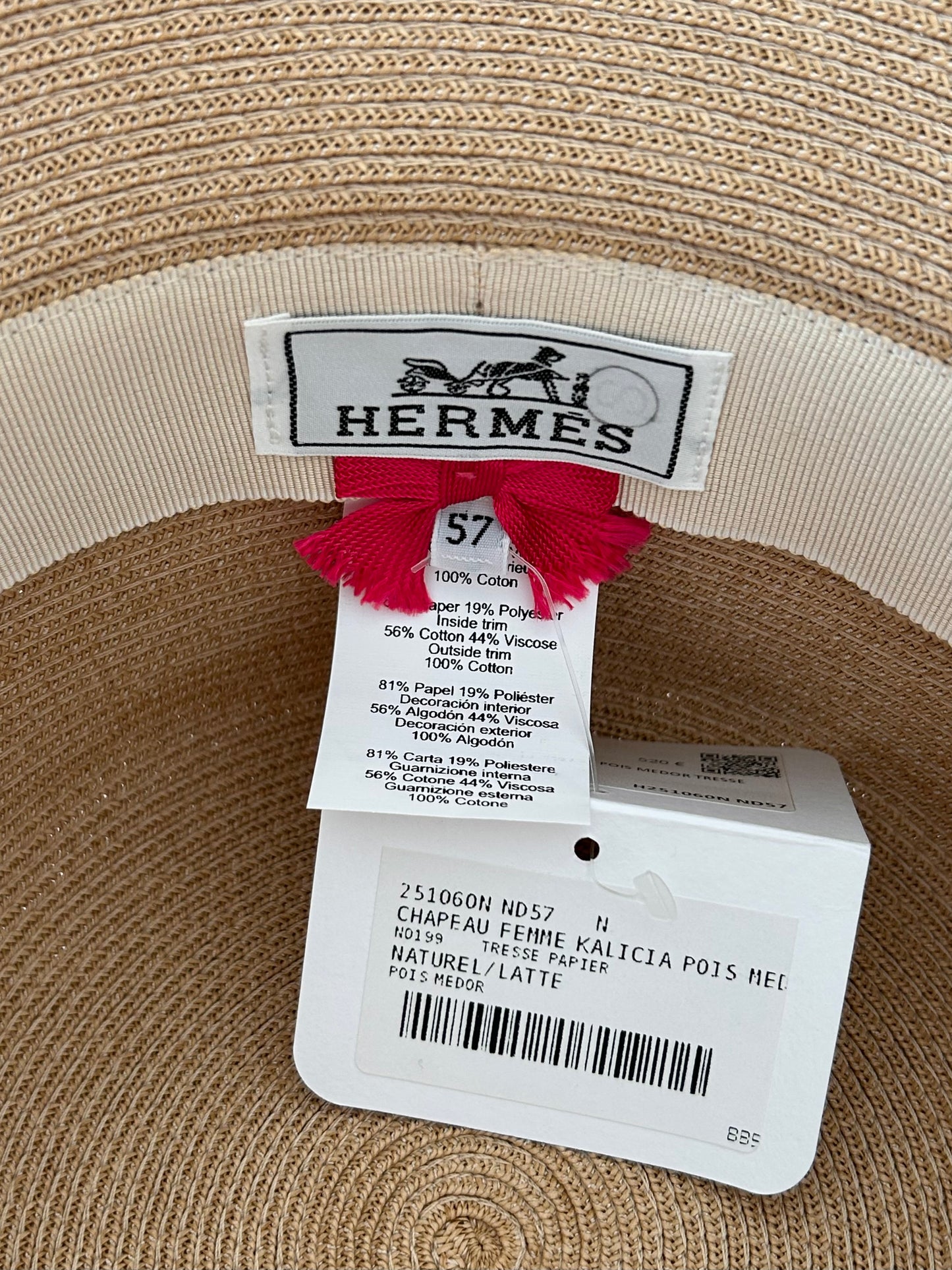 Hat beige Kalicia naturel