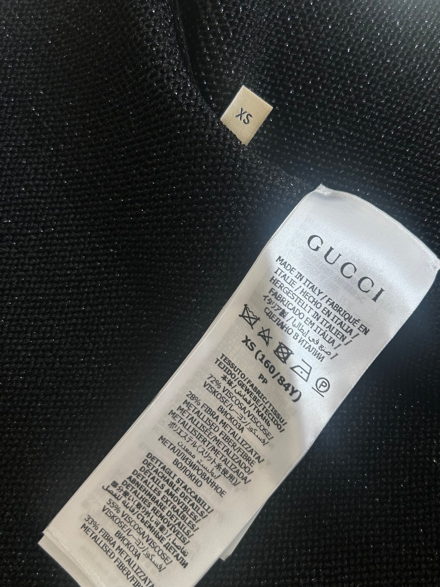 Lurex open back dress