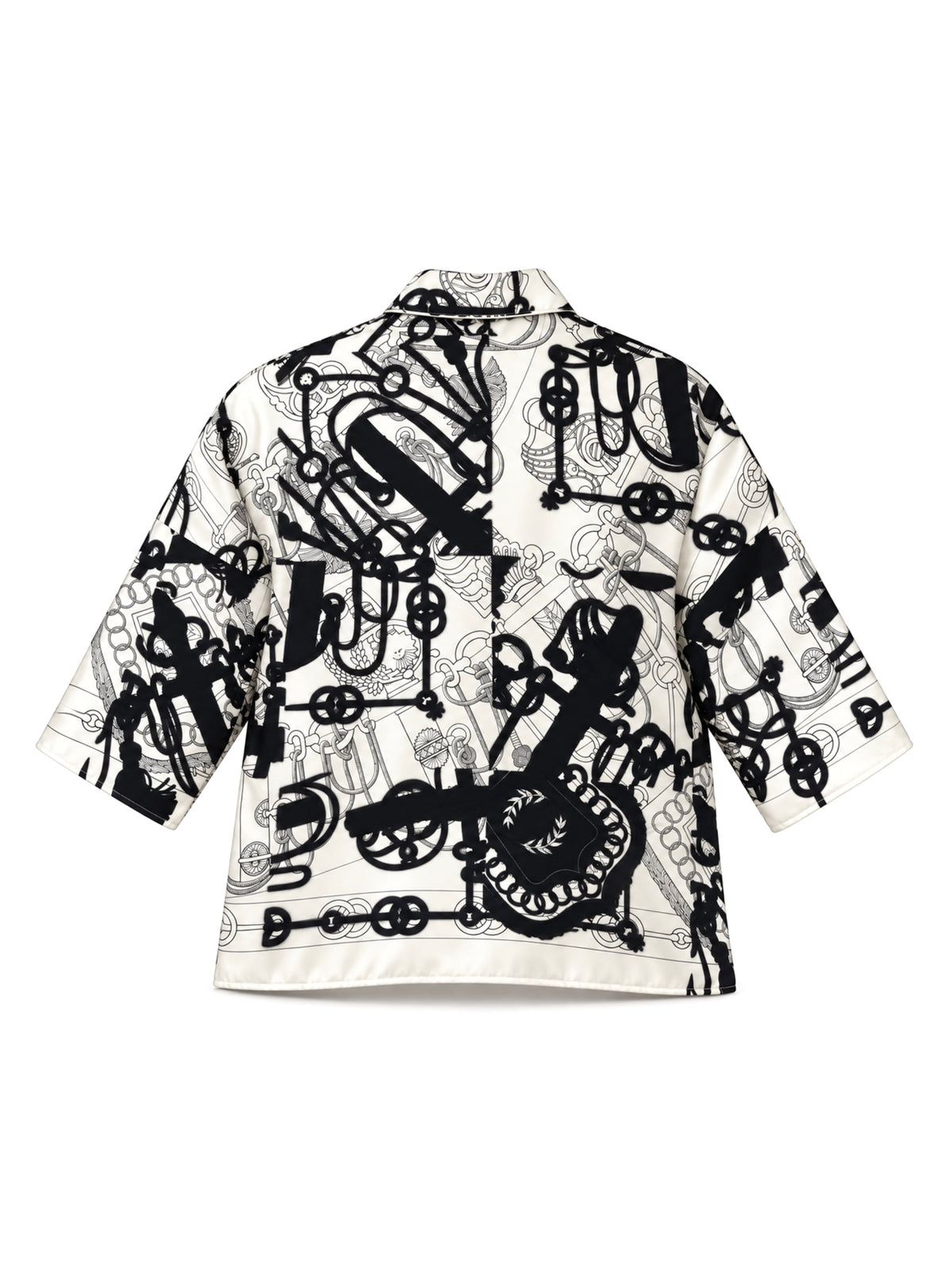 Silk oversized shirt