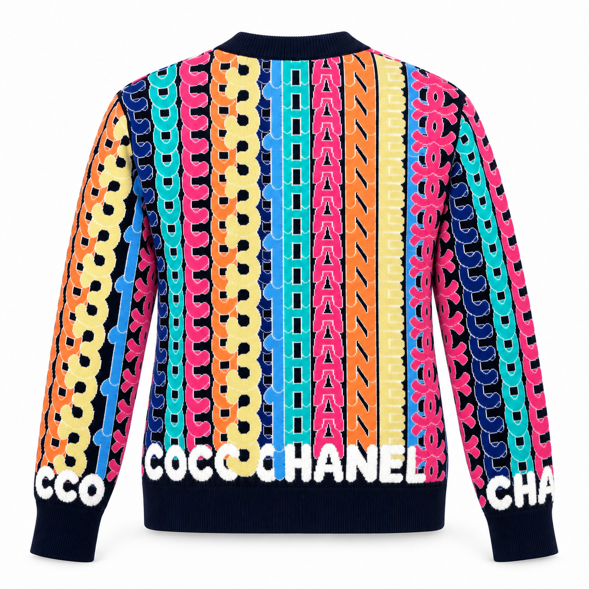 Multicolour coco pull-over