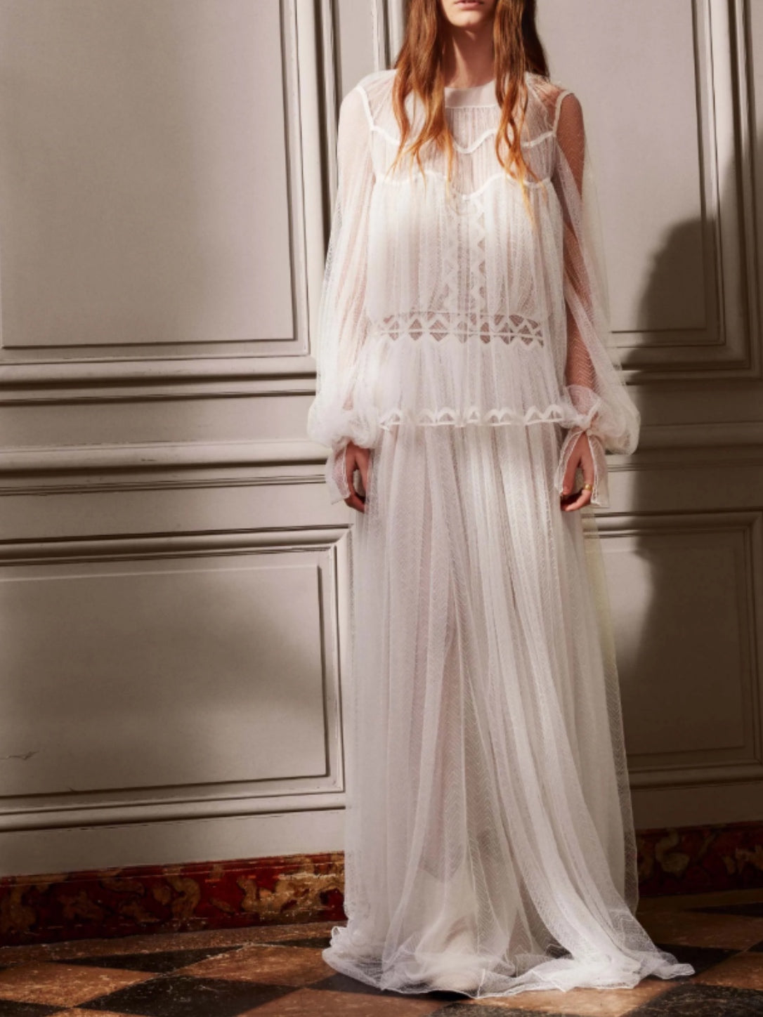 Romantic tulle dress