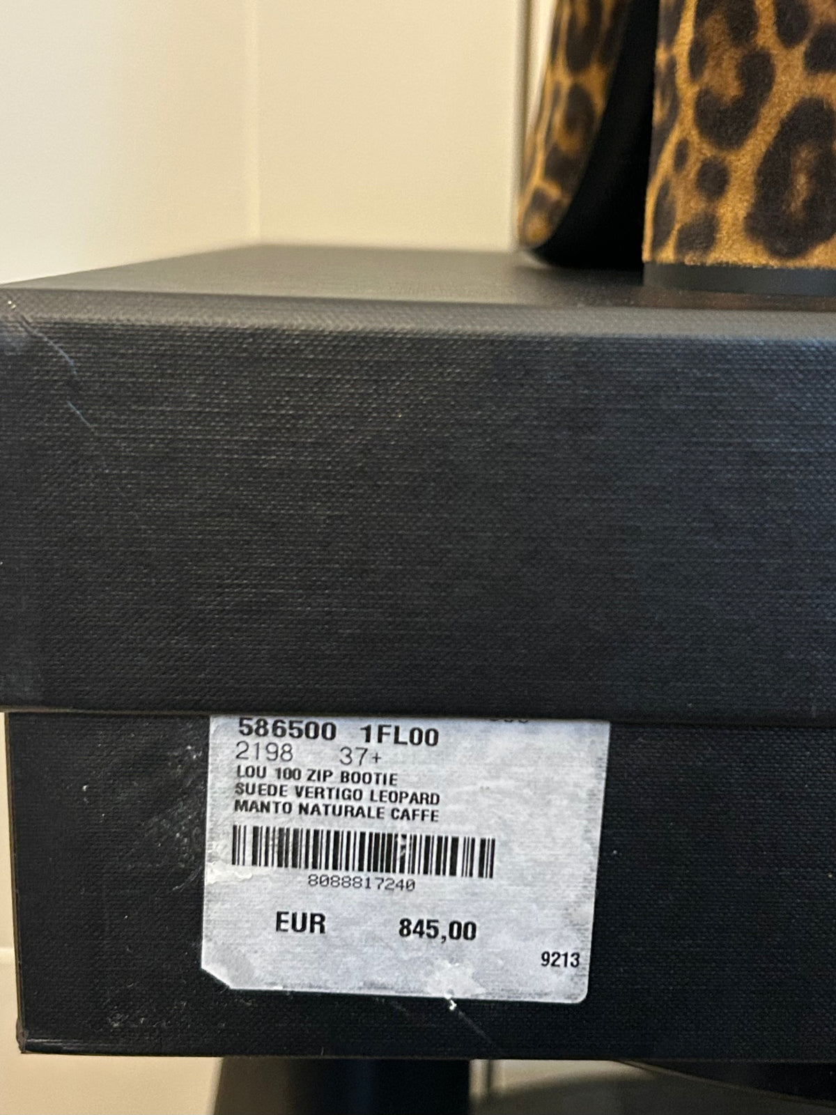 Lou 100 leopard boots