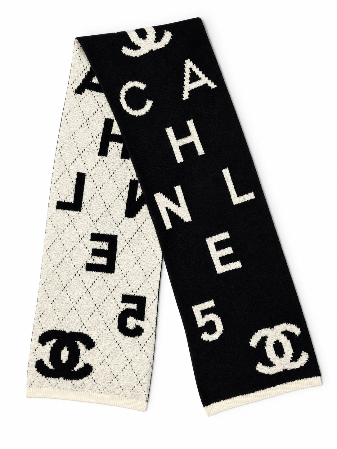 Reversible thick scarf