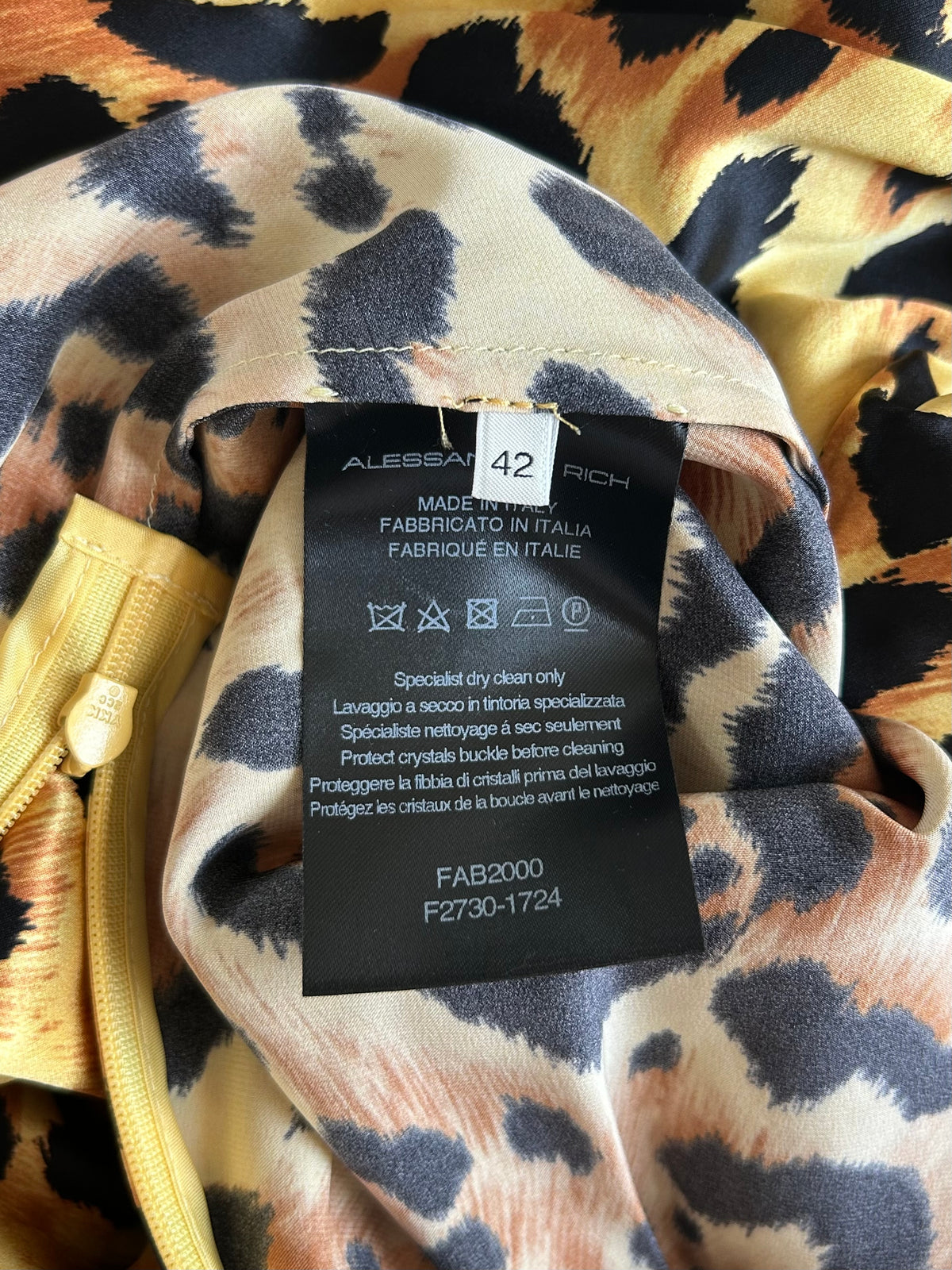 Animal-print dress
