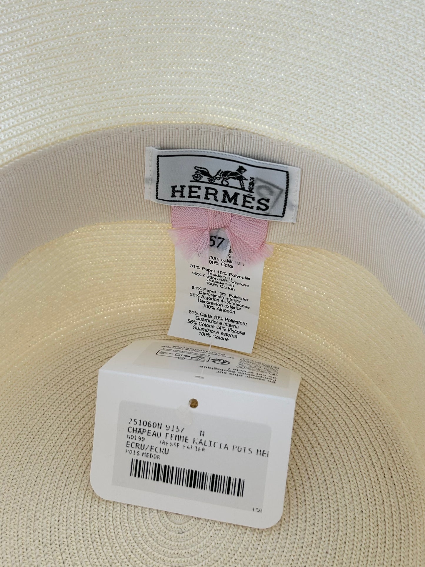Hat beige Kalicia écru