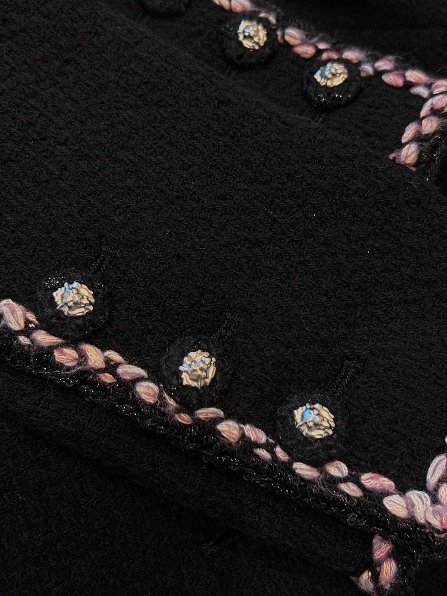 Black pink jacket