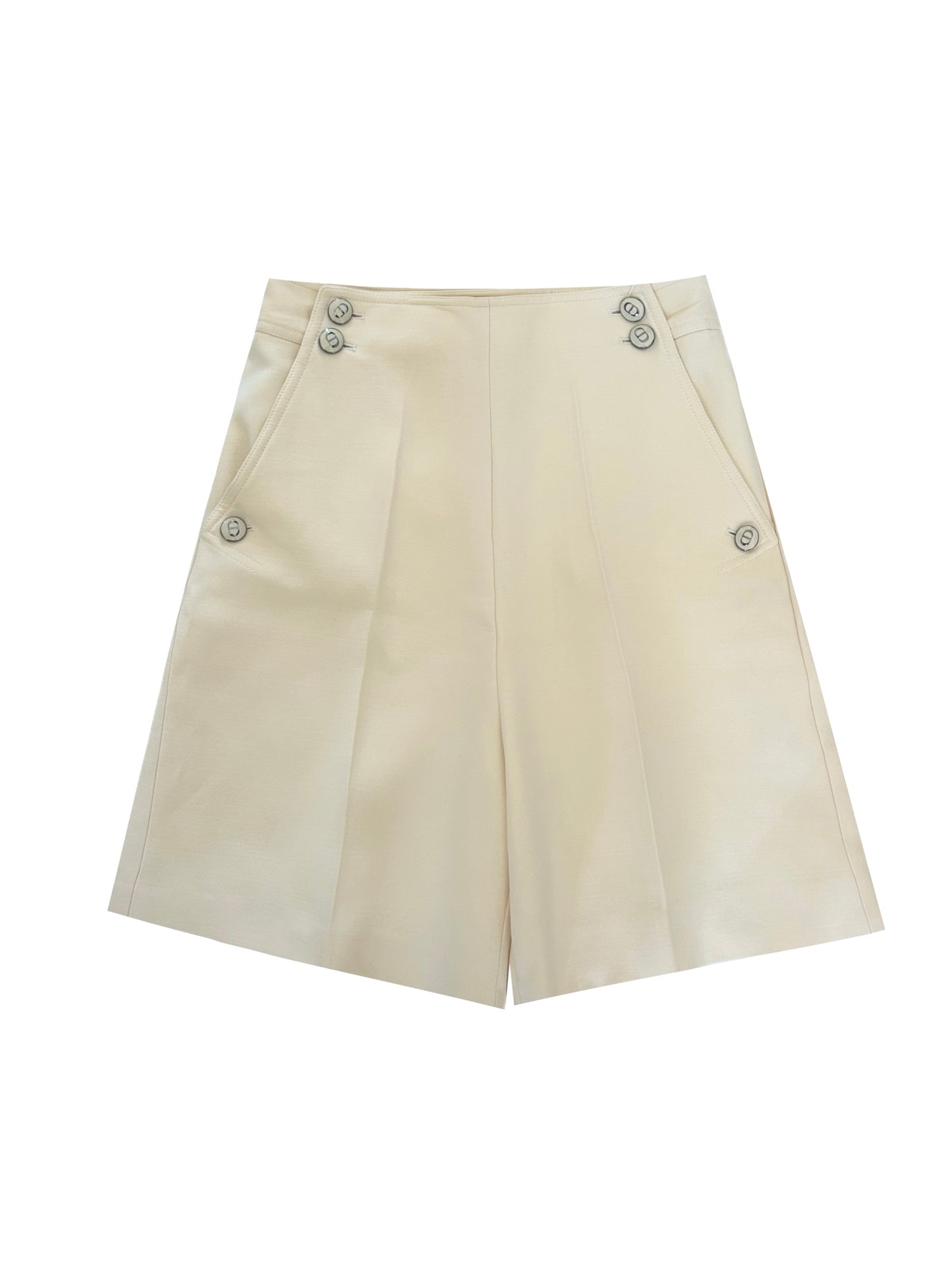 Cream shorts