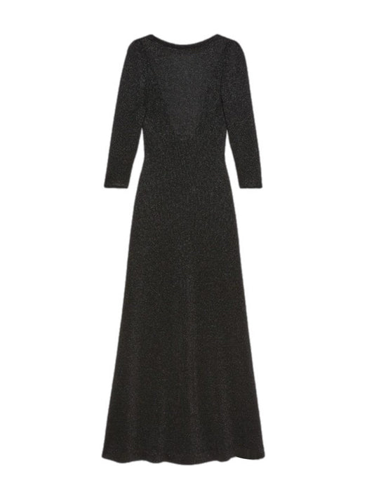 Lurex open back dress