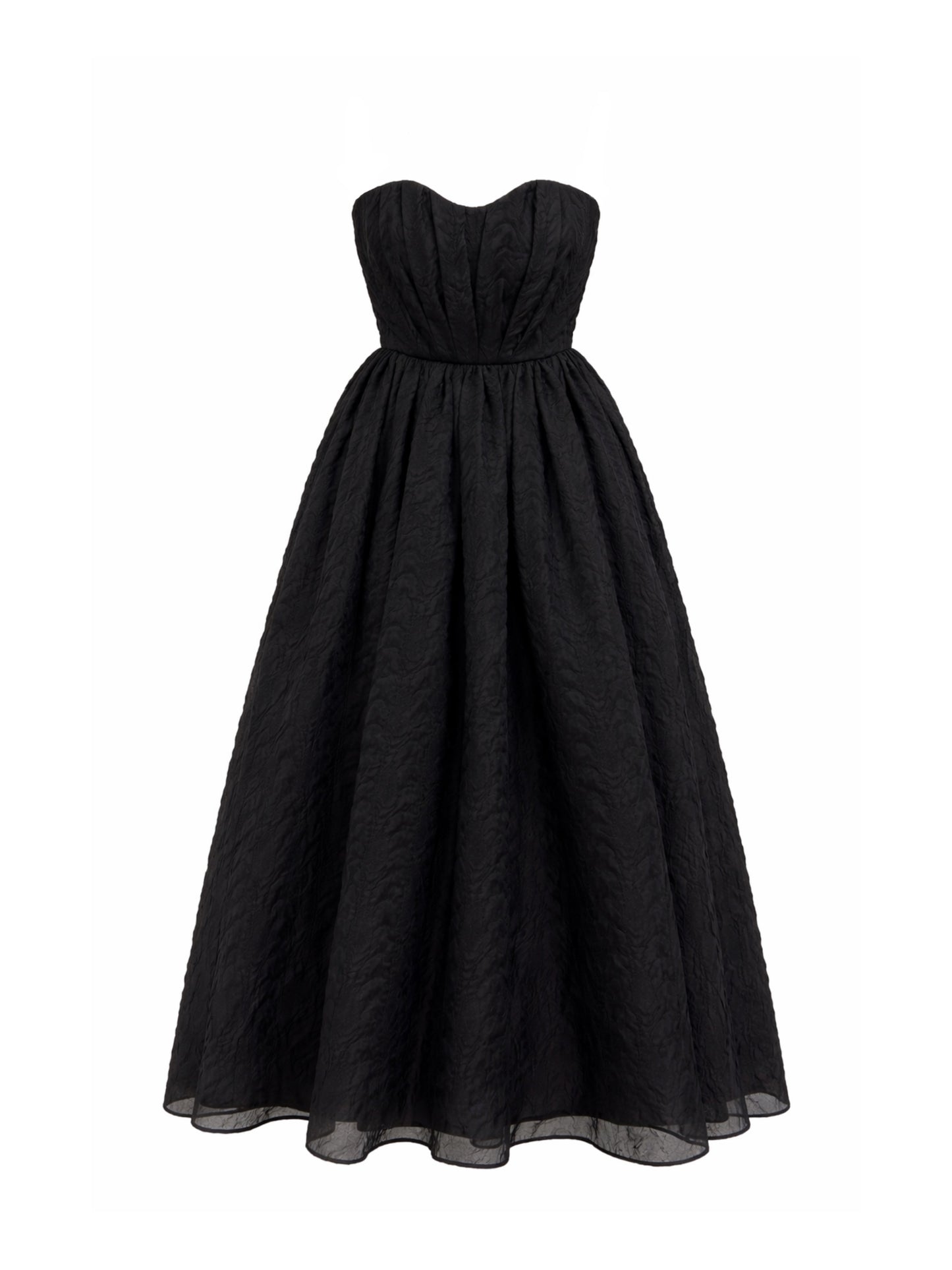 Strapless bustier dress