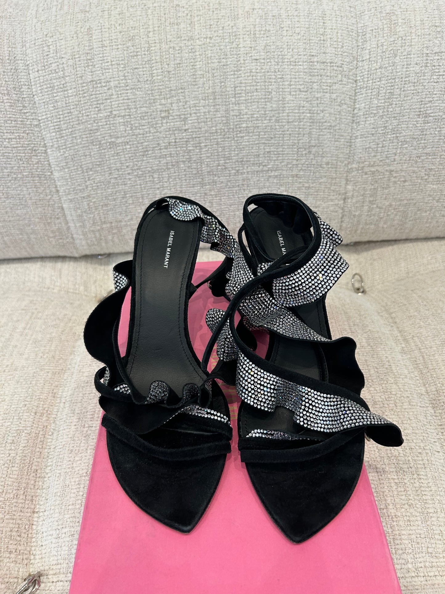 Strass sandals