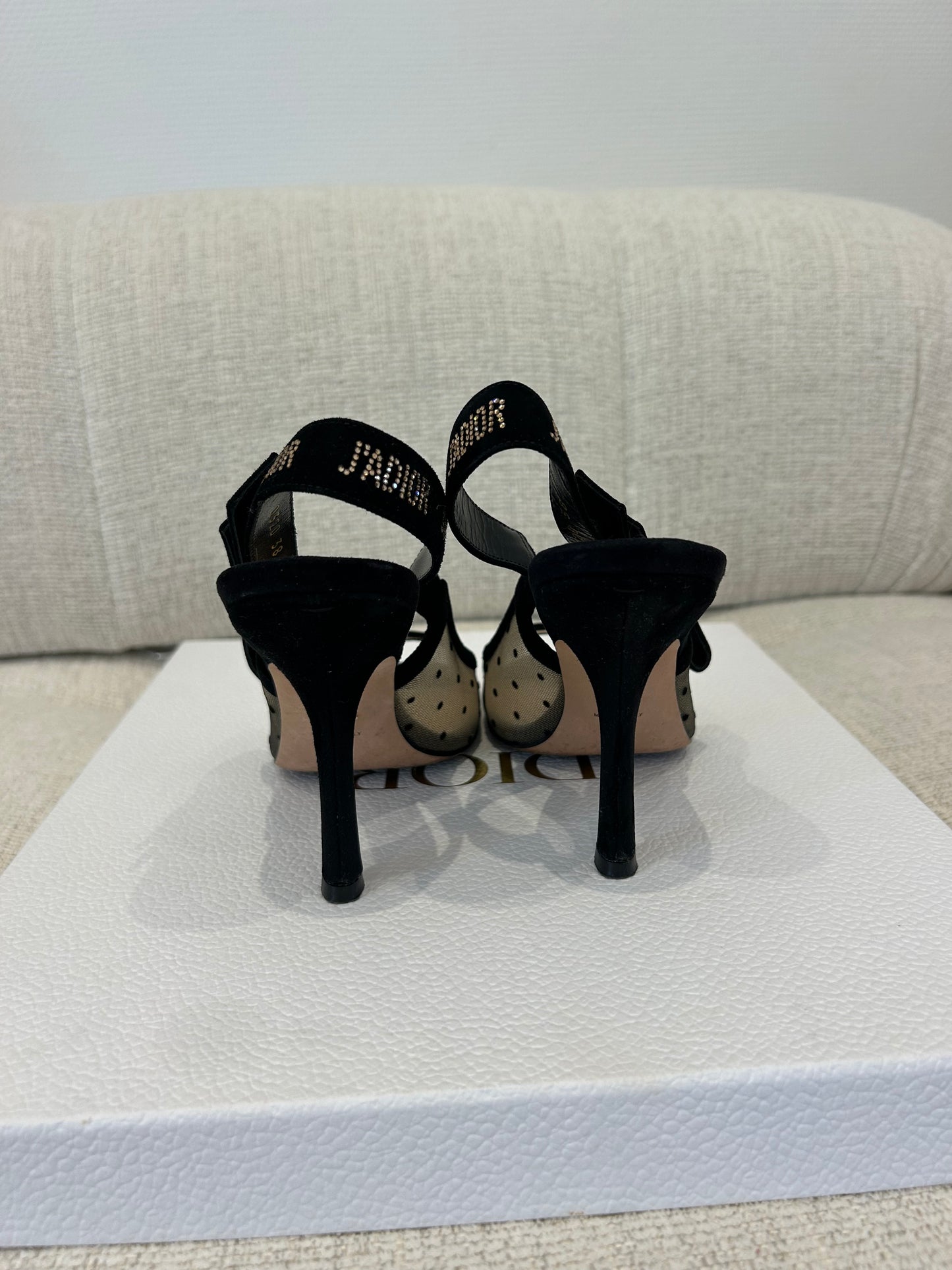 J’adior open-toe slingback