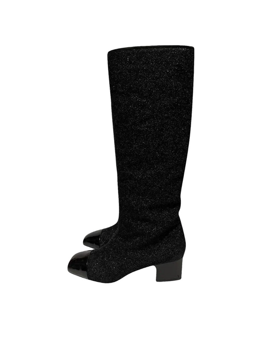 Glittered boots