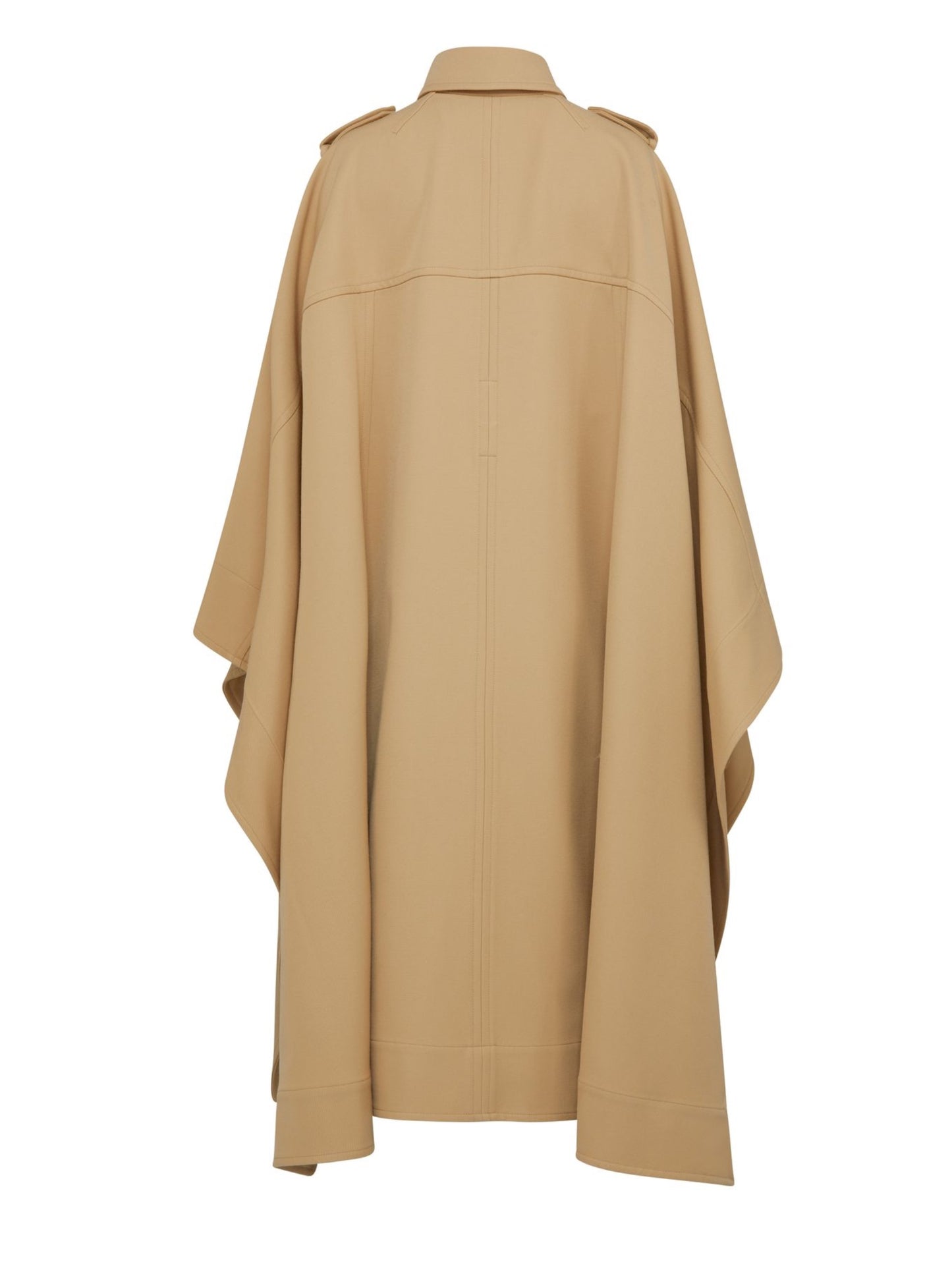 Beige cape trench