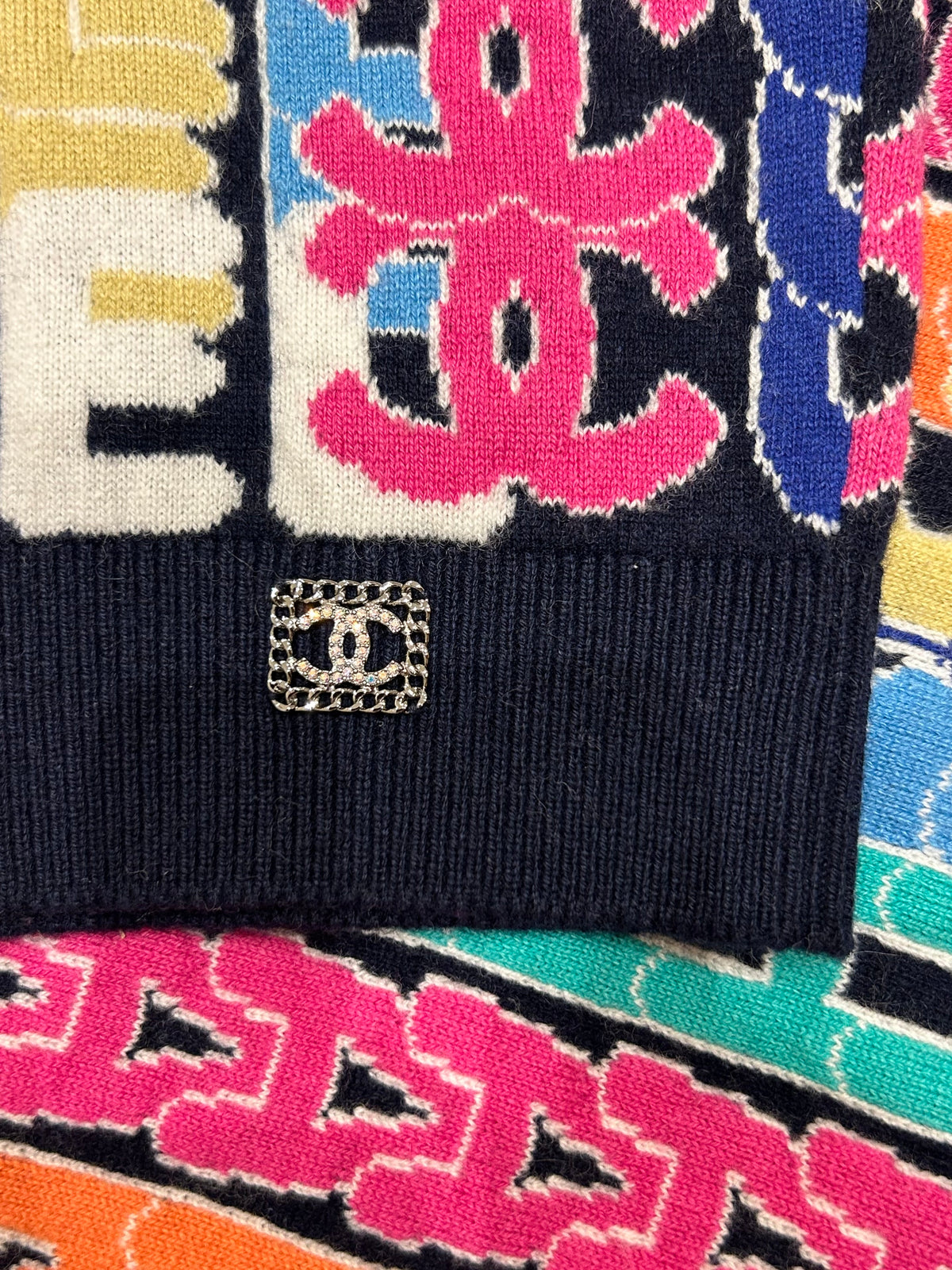 Multicolour coco pull-over