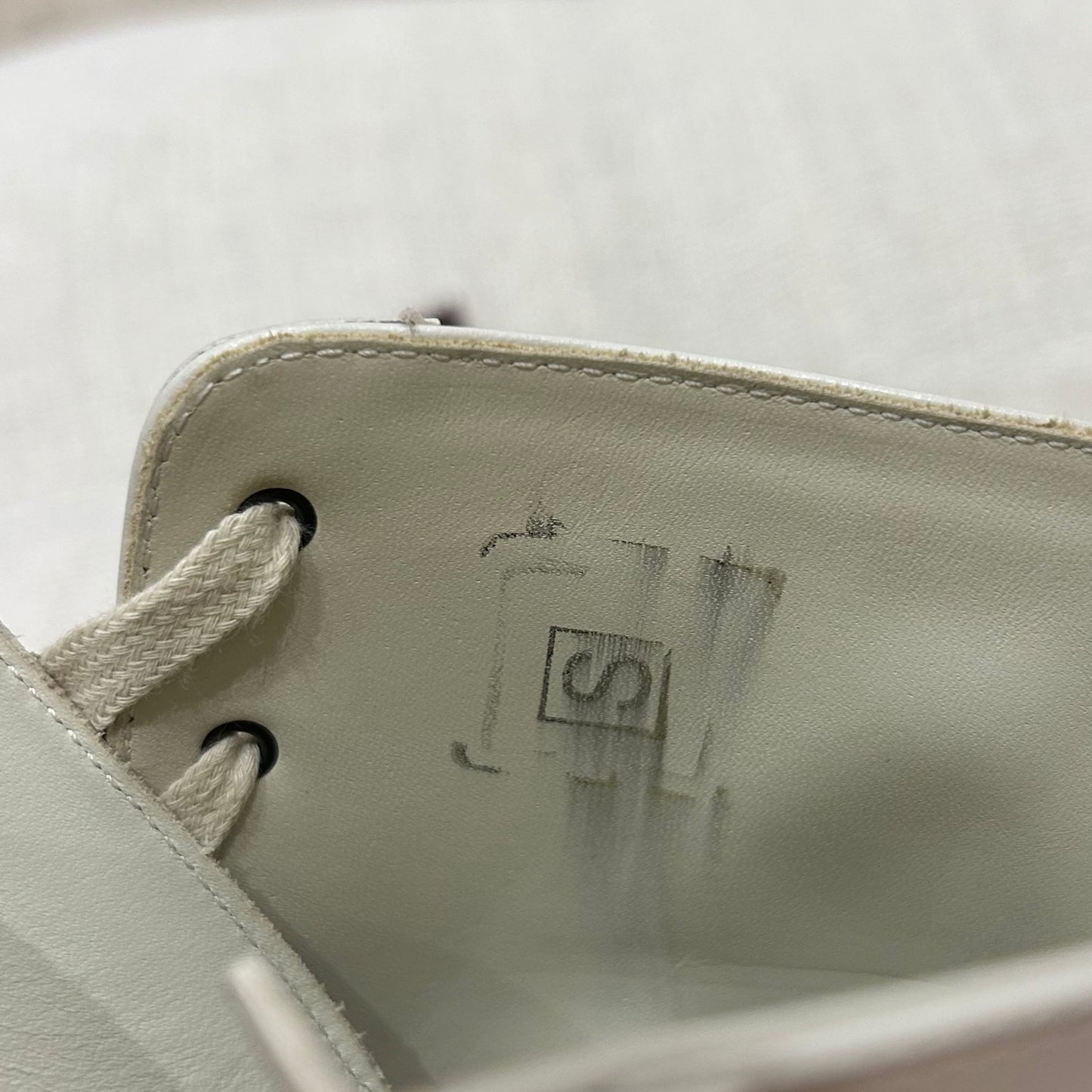 Funk boots ecru glazed