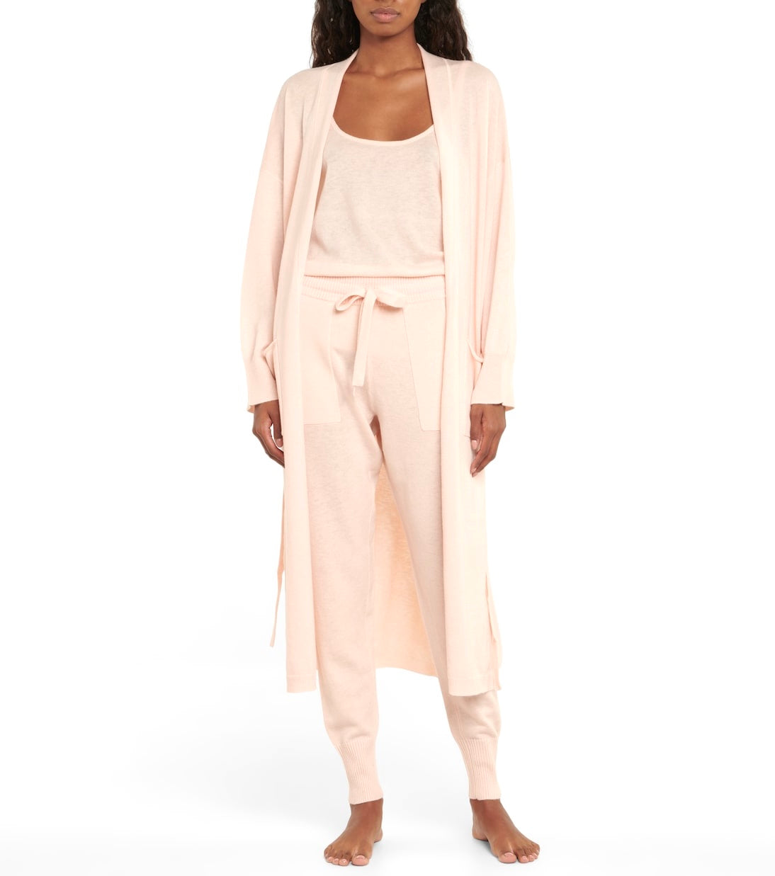 Baby pink cashmere set