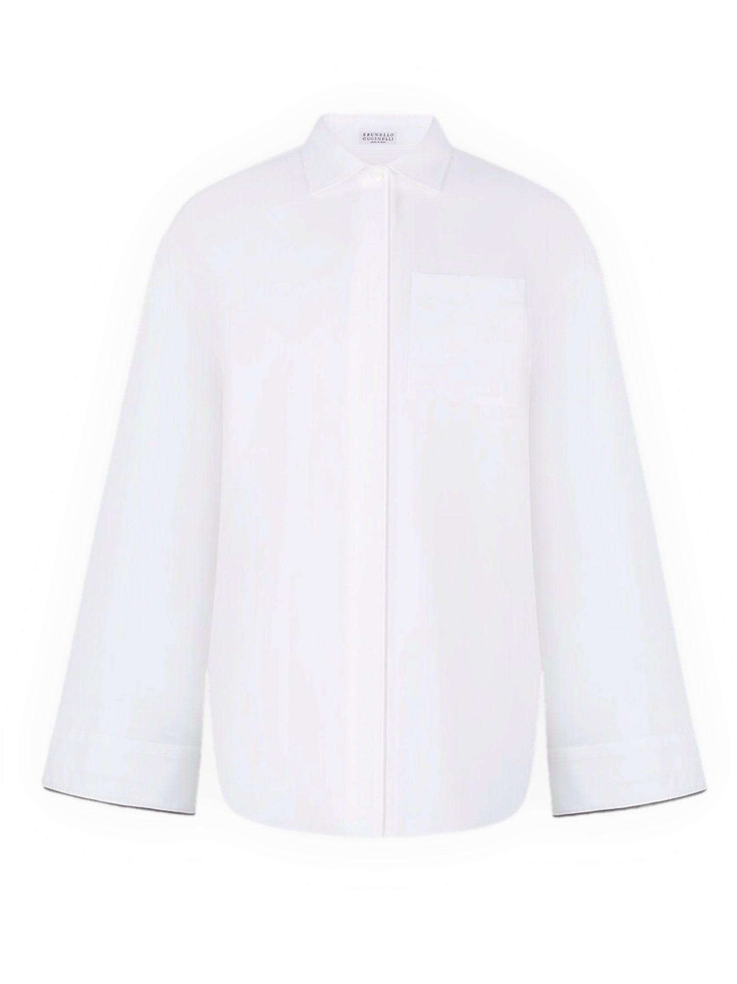 White sheer shirt