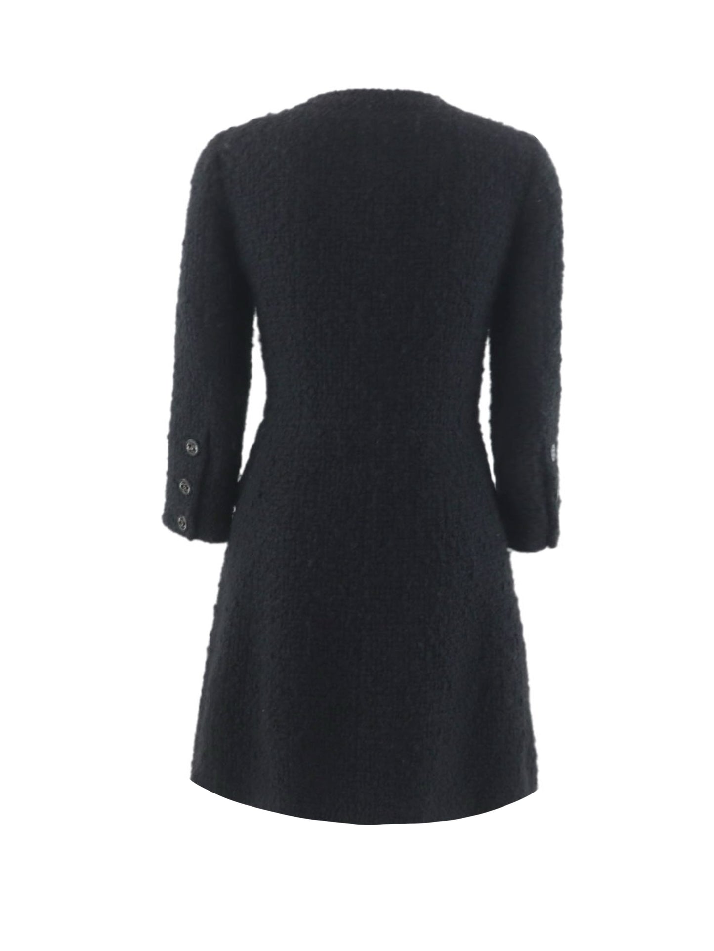 Black tweed coat