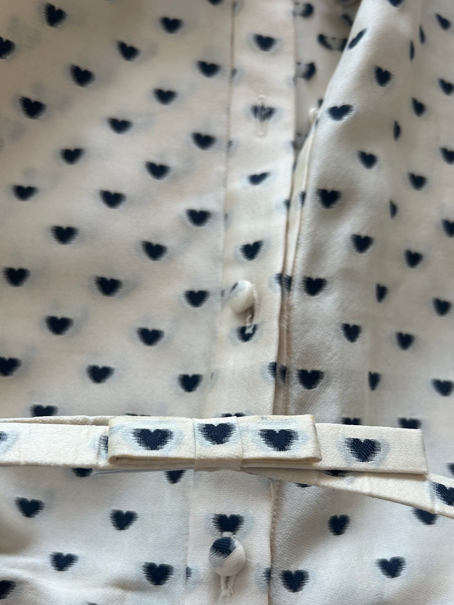 Belted dress hearts