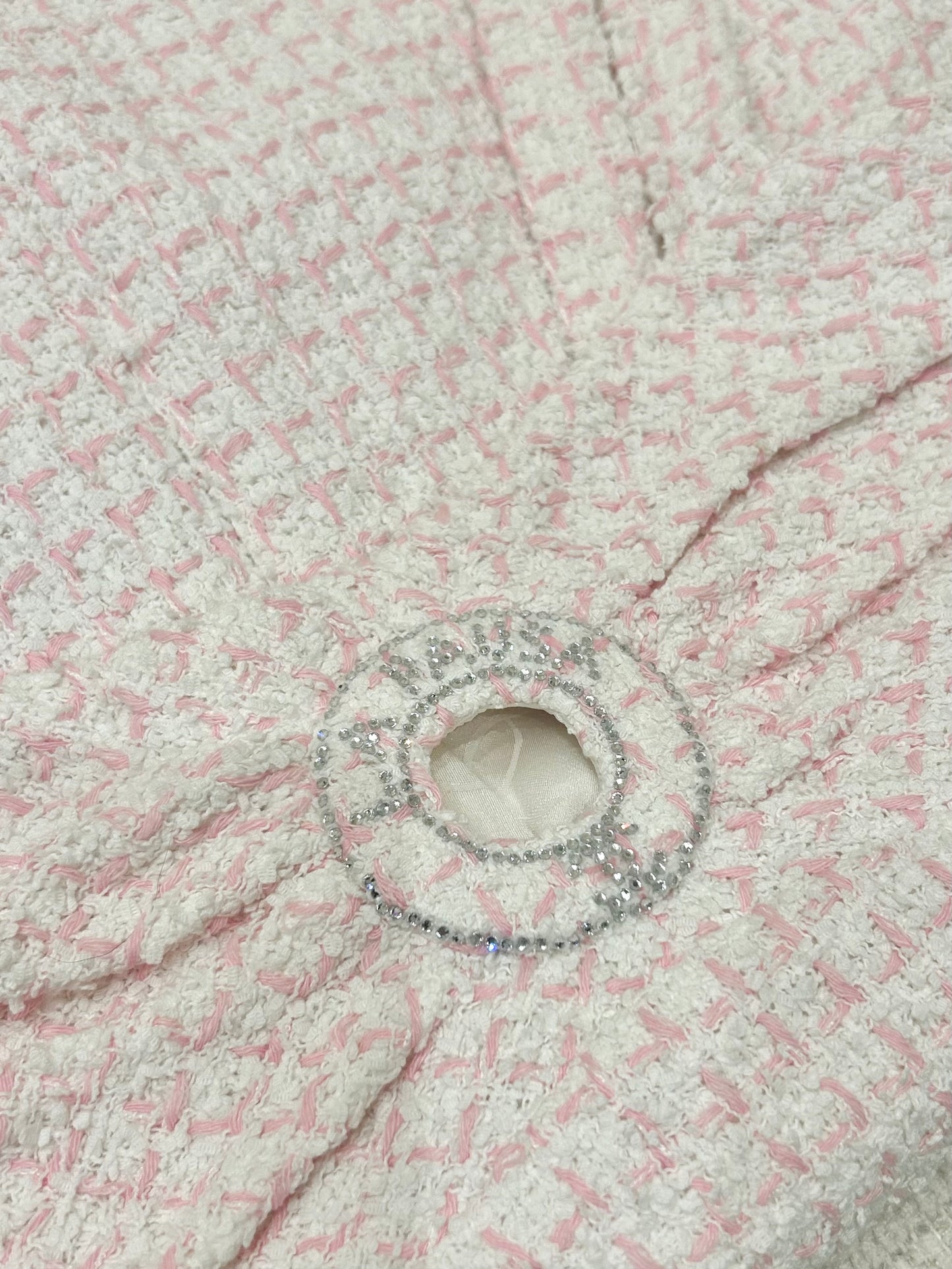 Pink tweed La Pausa dress