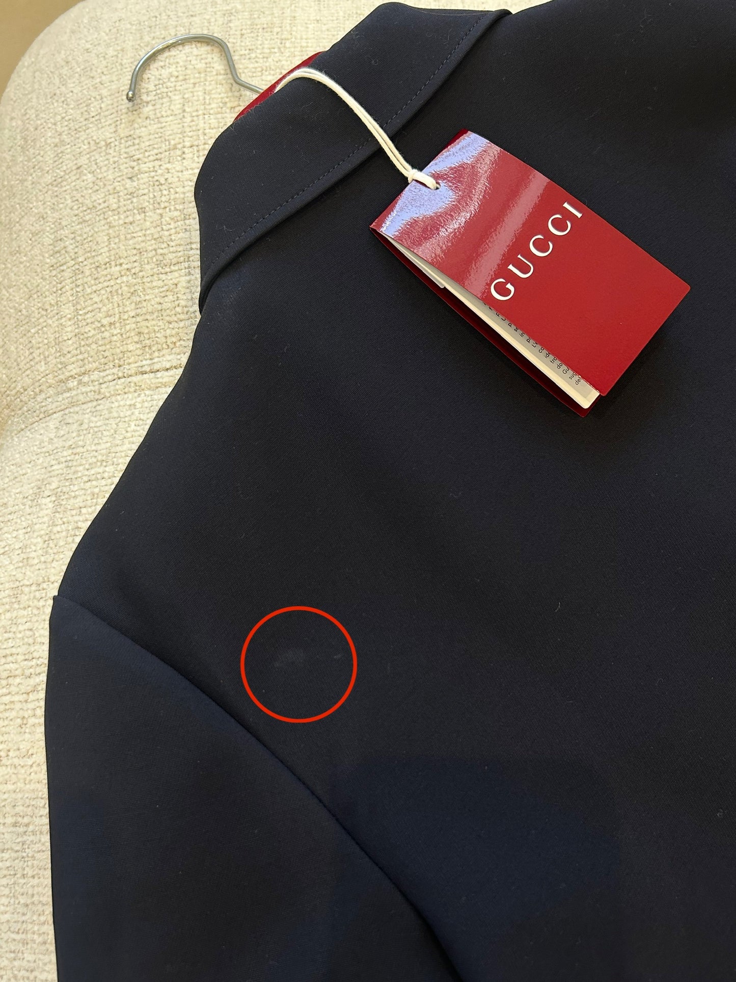 Navy horsebit jumpsuit