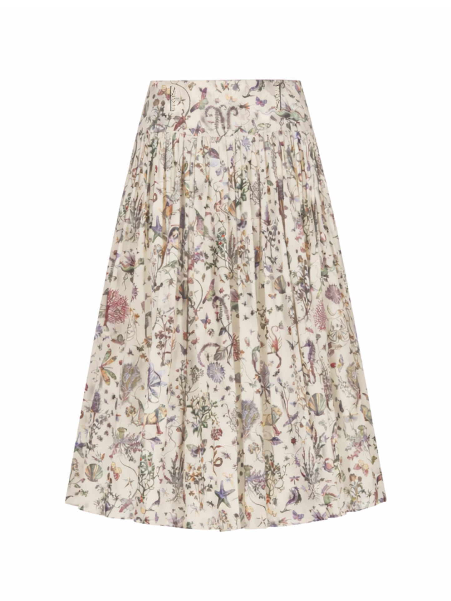 Printed coton skirt