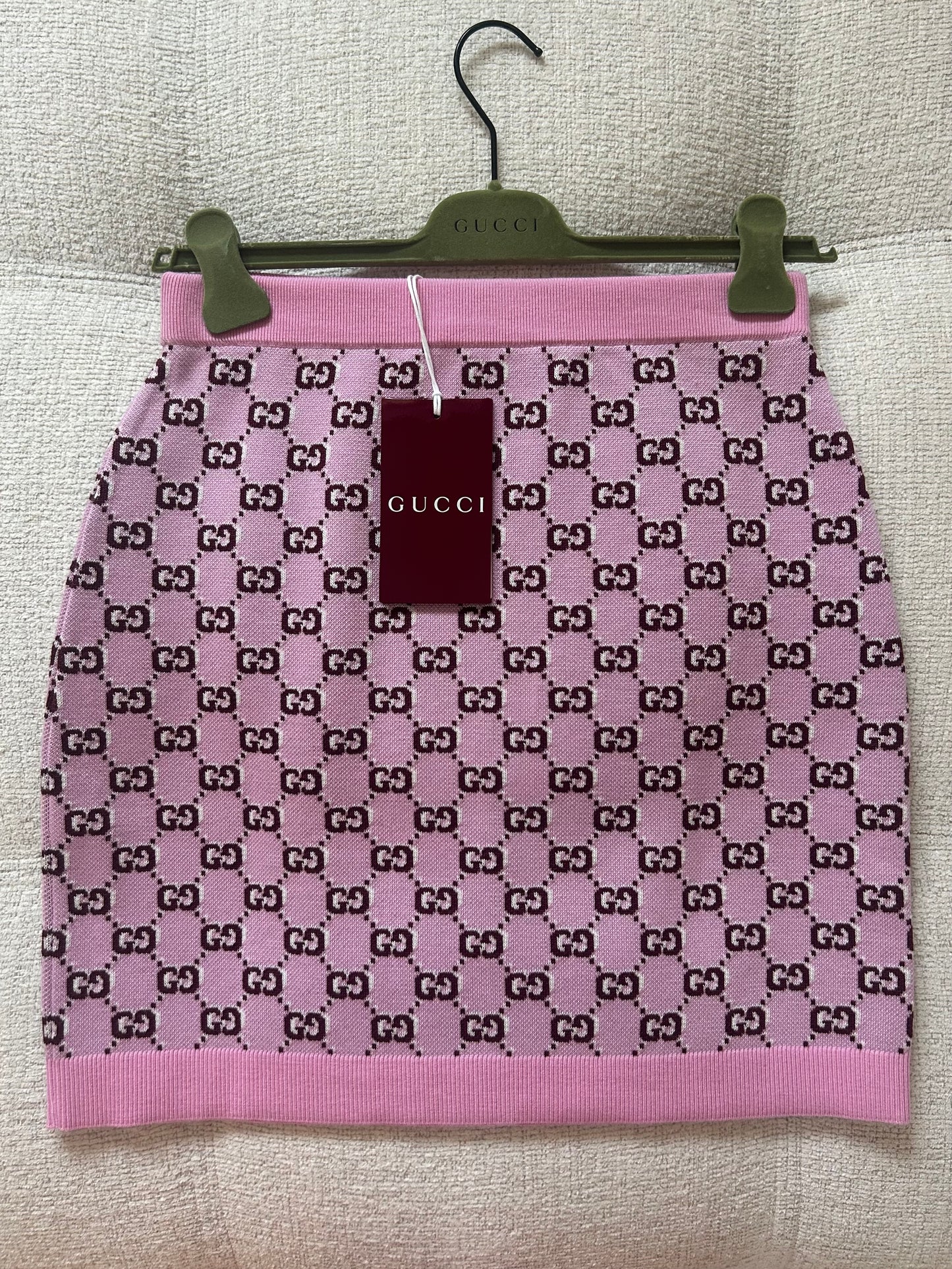 Monogram skirt