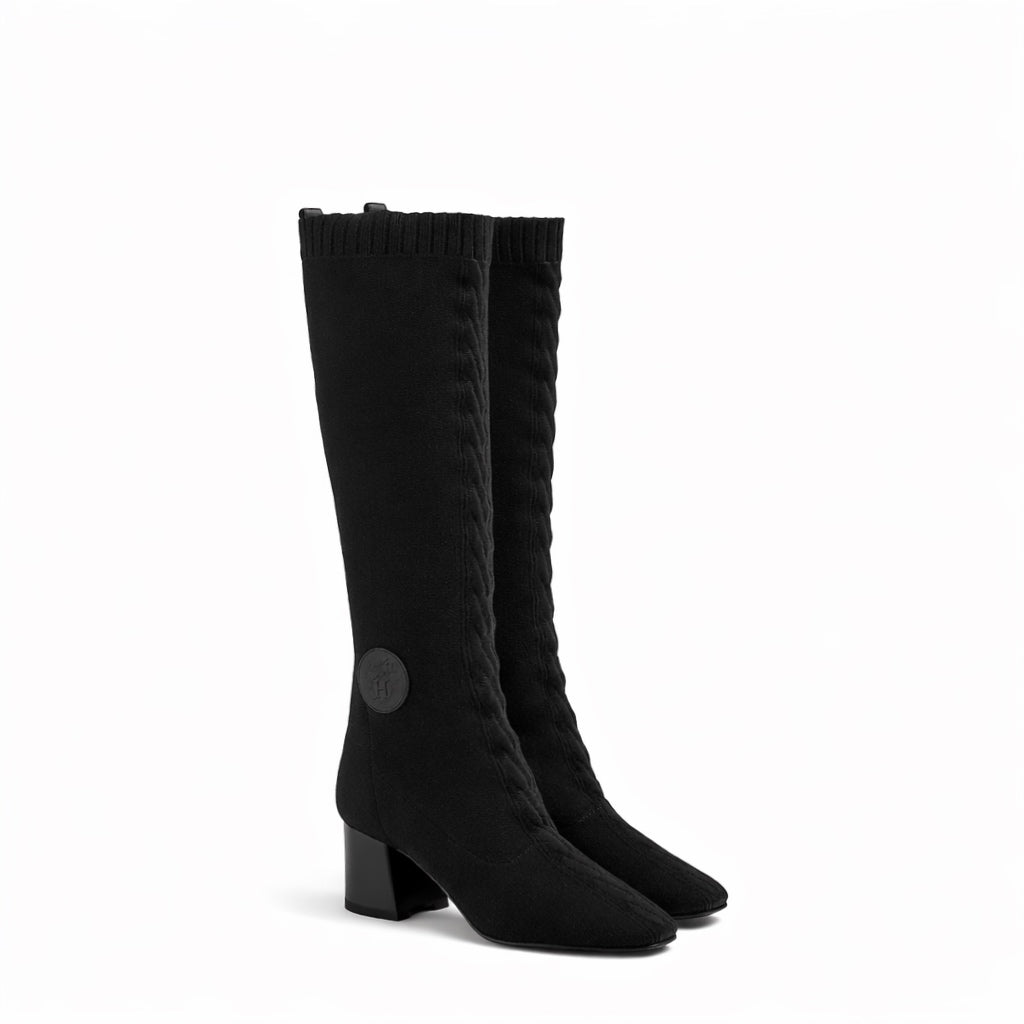 Fontaine knit boots