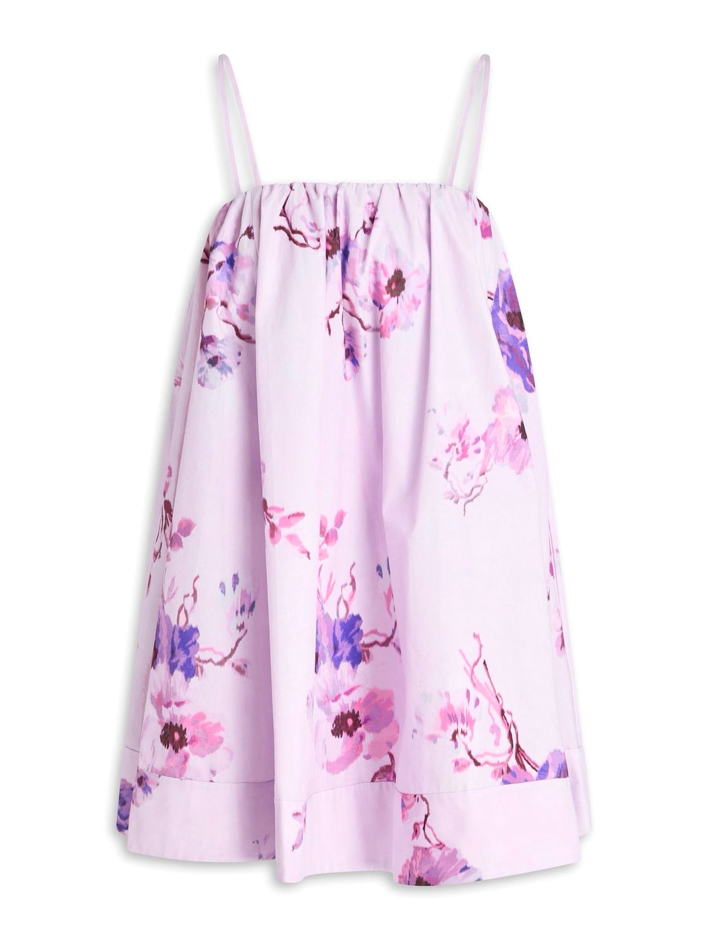 Purple floral dress