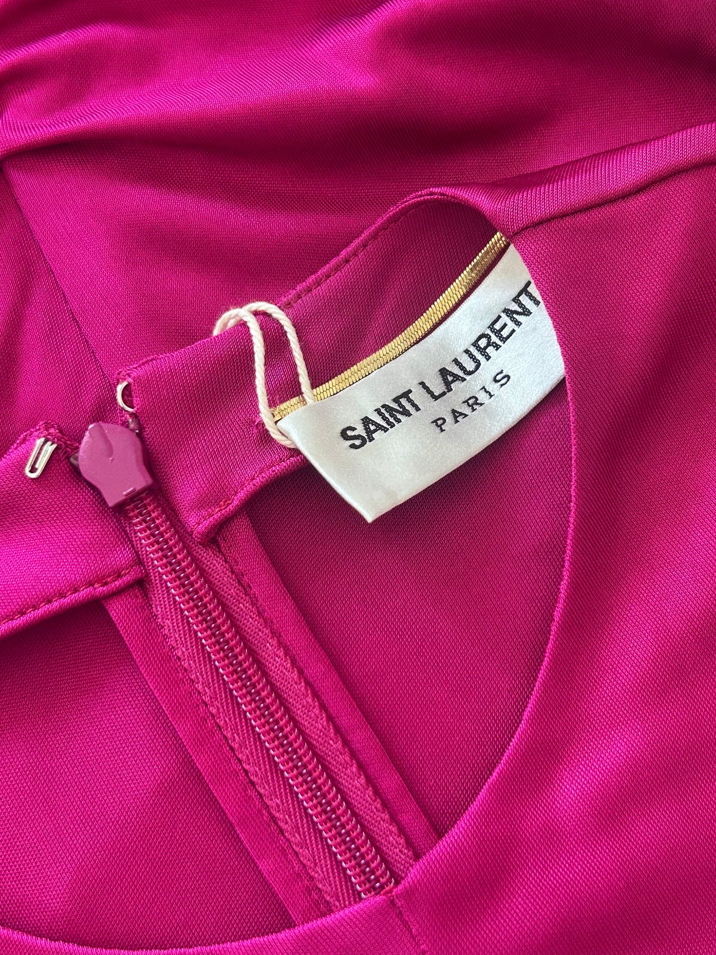 Mini fuchsia dress