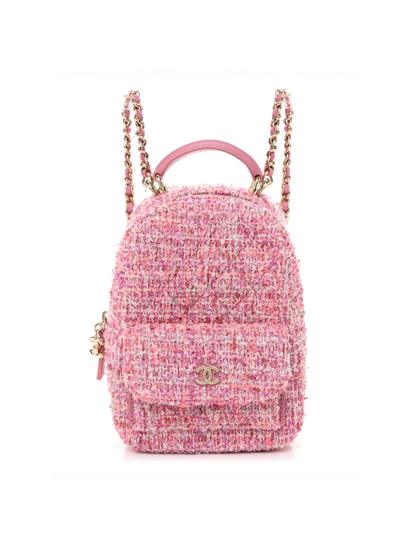 Mini tweed backpack