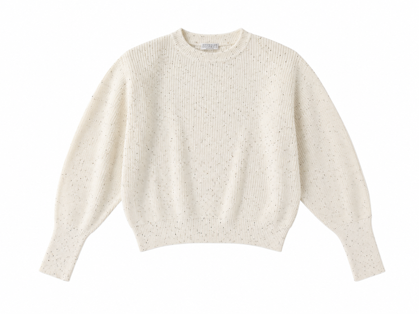 Cream sequin sweater